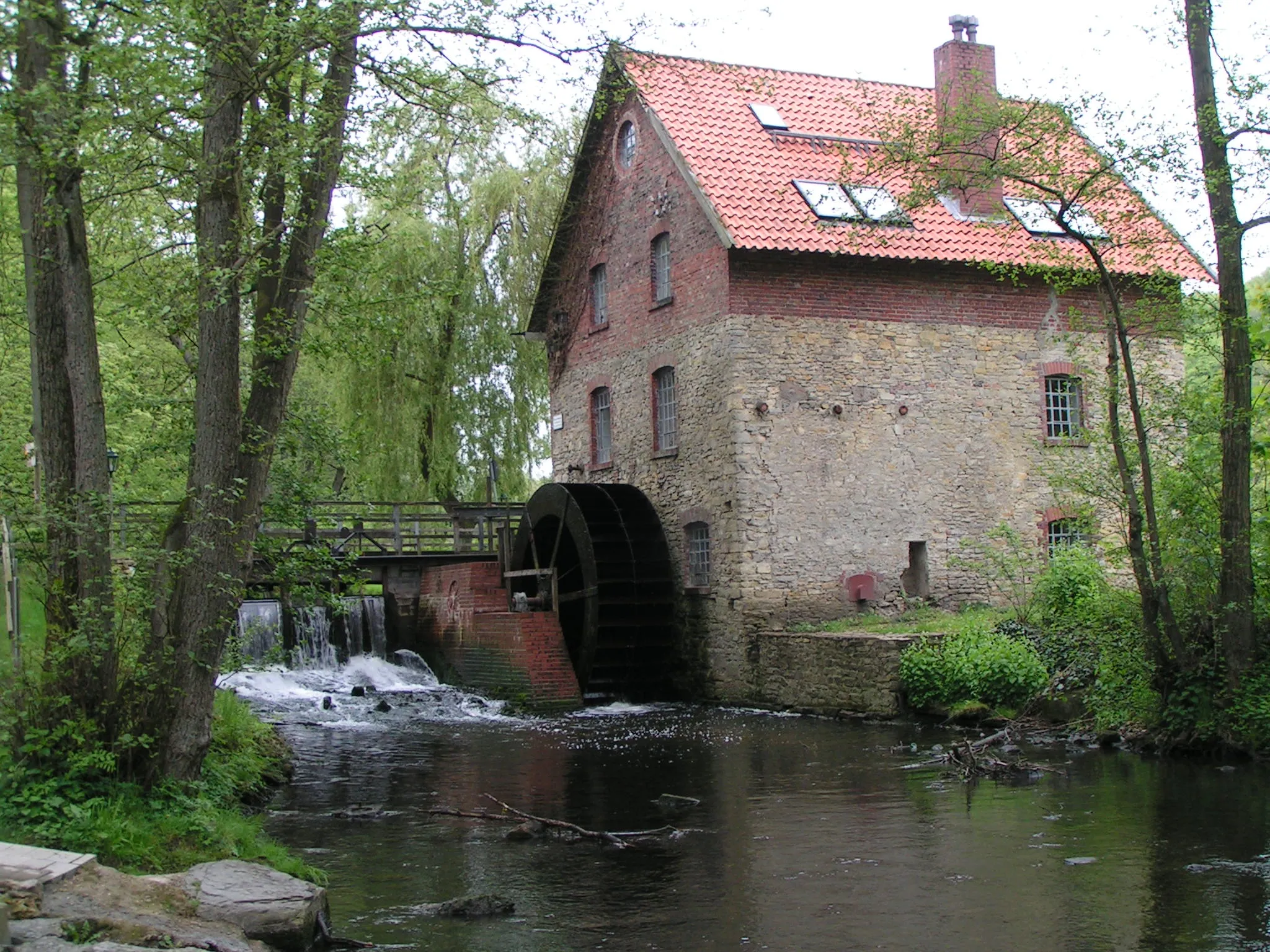 Photo showing: Knollmeyers Mühle an der Nette in Rulle oberhalb von Osnabrück