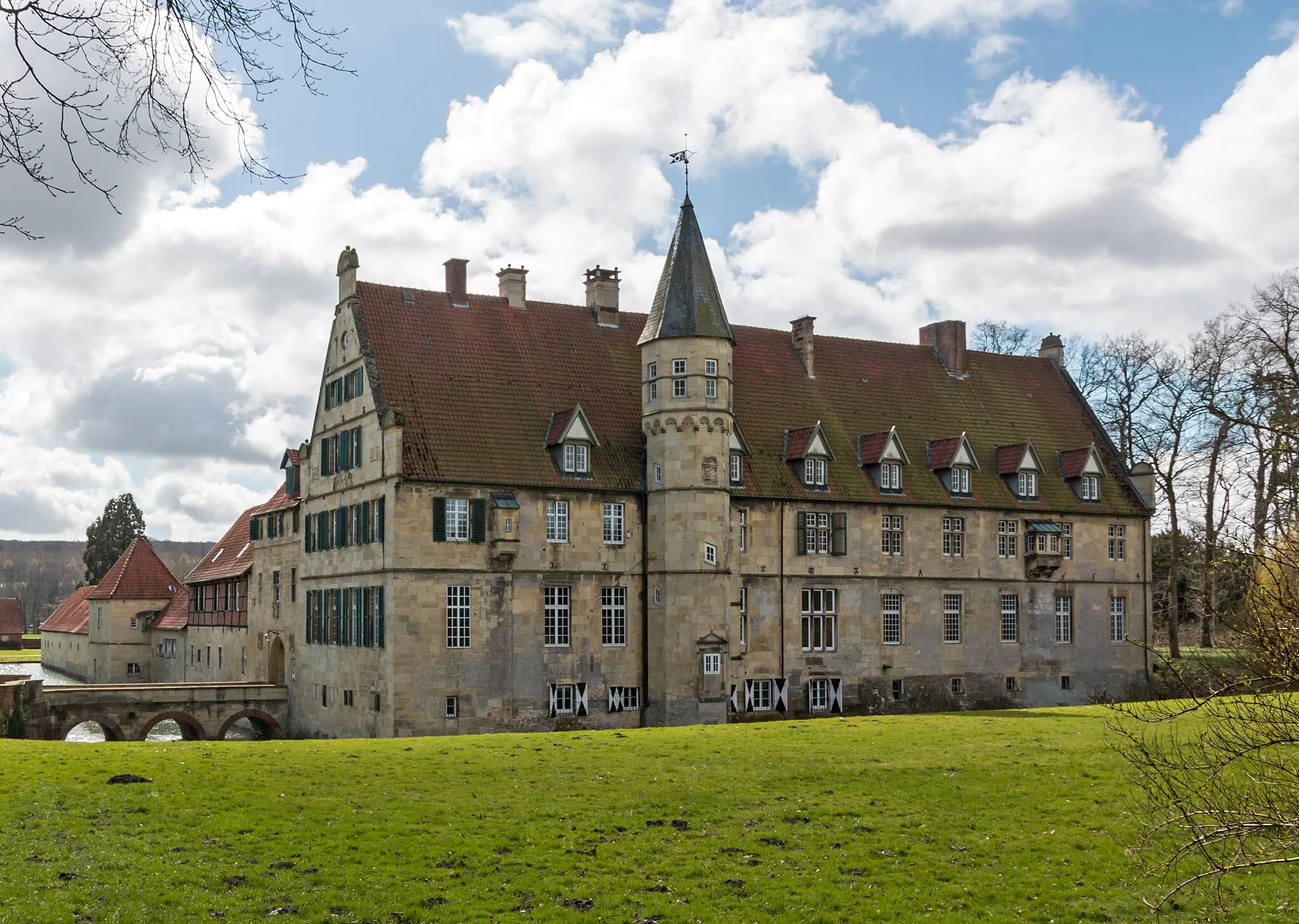 Photo showing: Havixbeck Manor, Havixbeck, North Rhine-Westphalia, Germany