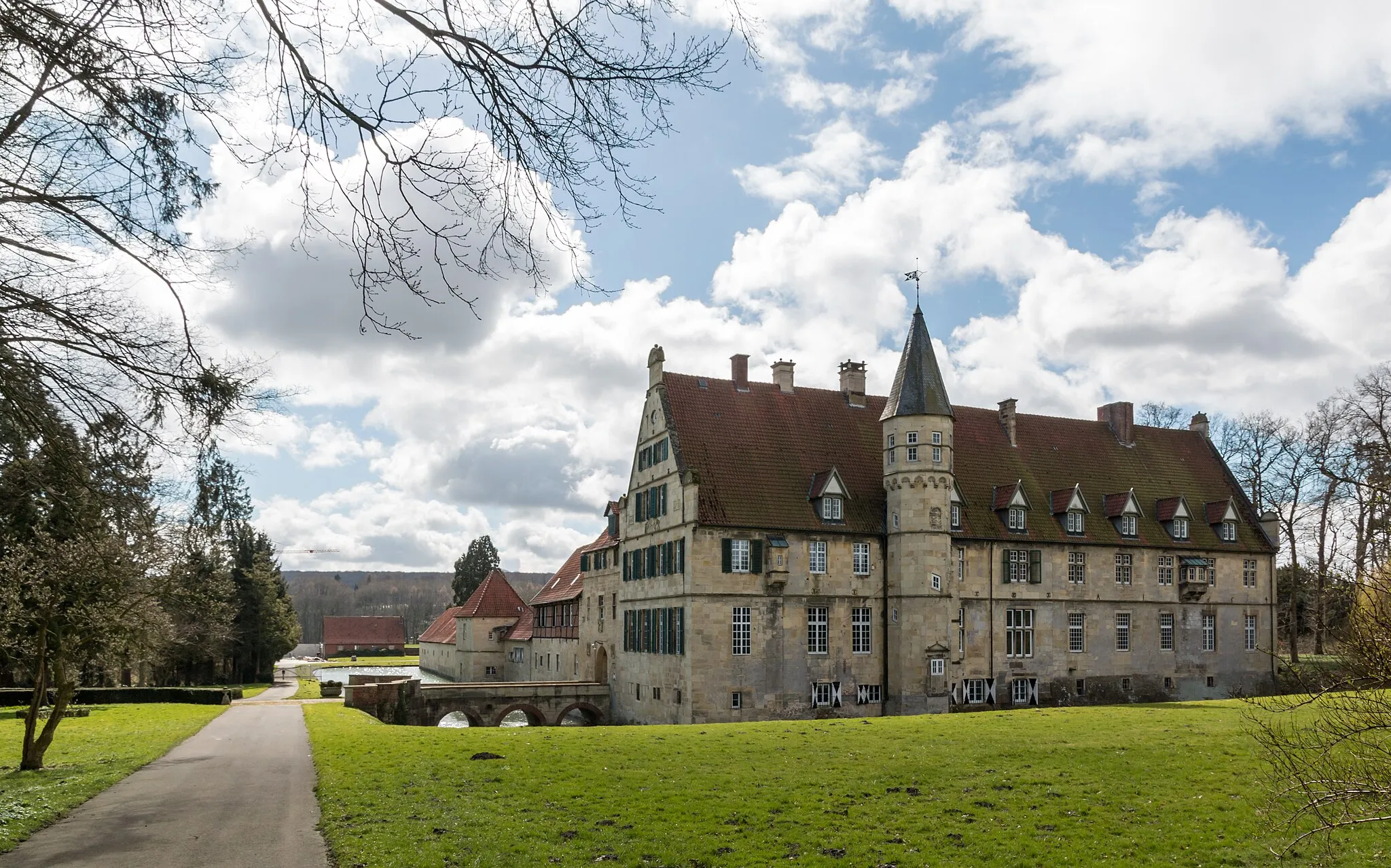 Photo showing: Havixbeck Manor, Havixbeck, North Rhine-Westphalia, Germany