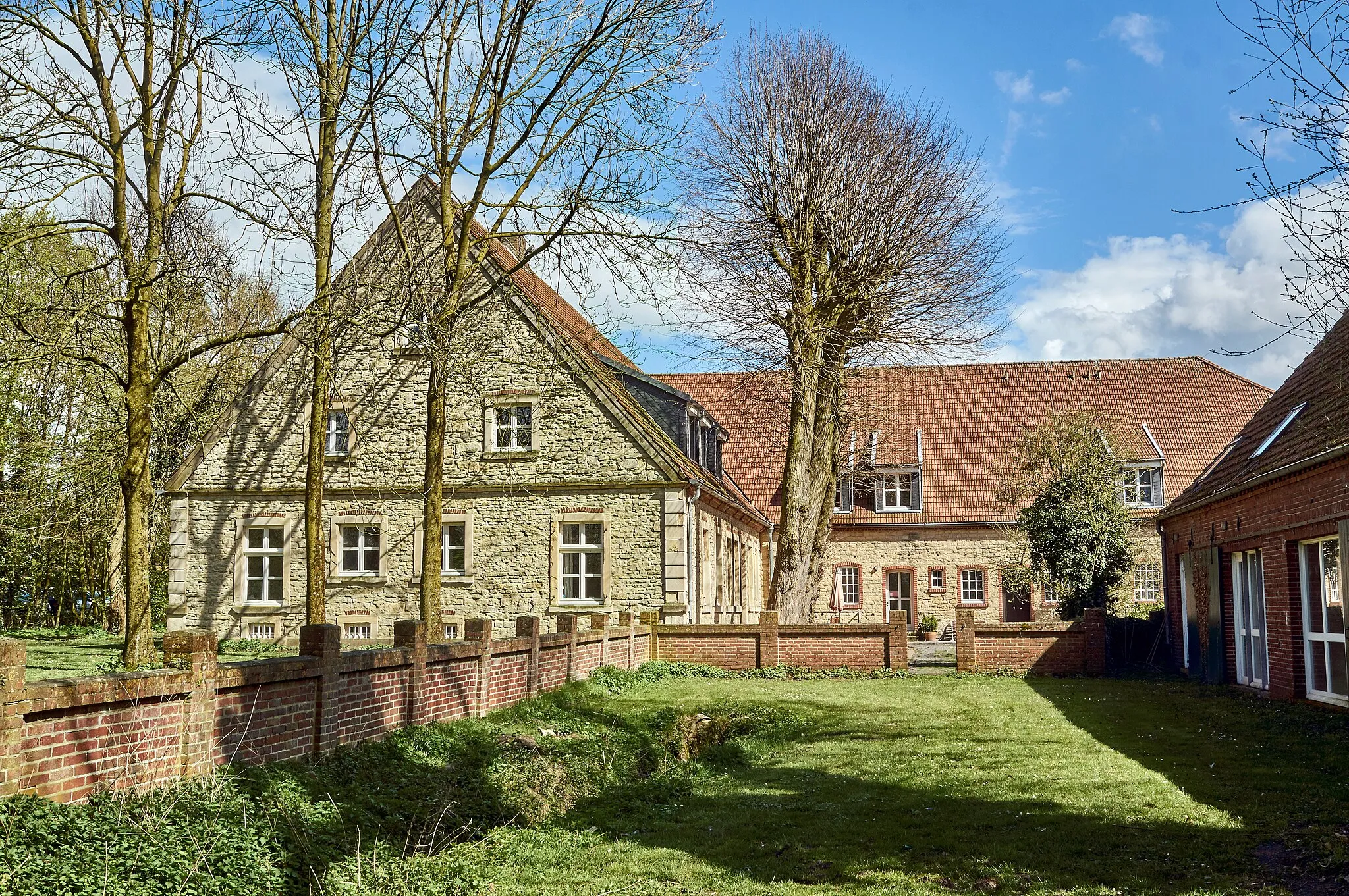 Photo showing: Hof der Literaten in Schöppingen, North Rhine-Westphalia, Germany.