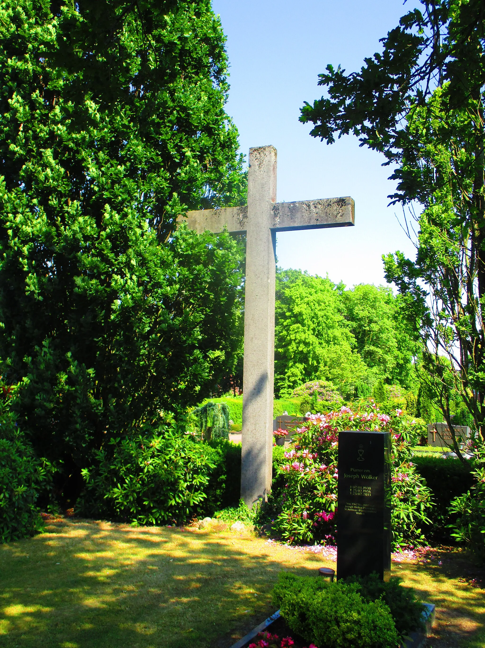 Photo showing: Friedhofskreuz, Bauzeit 1761/1811