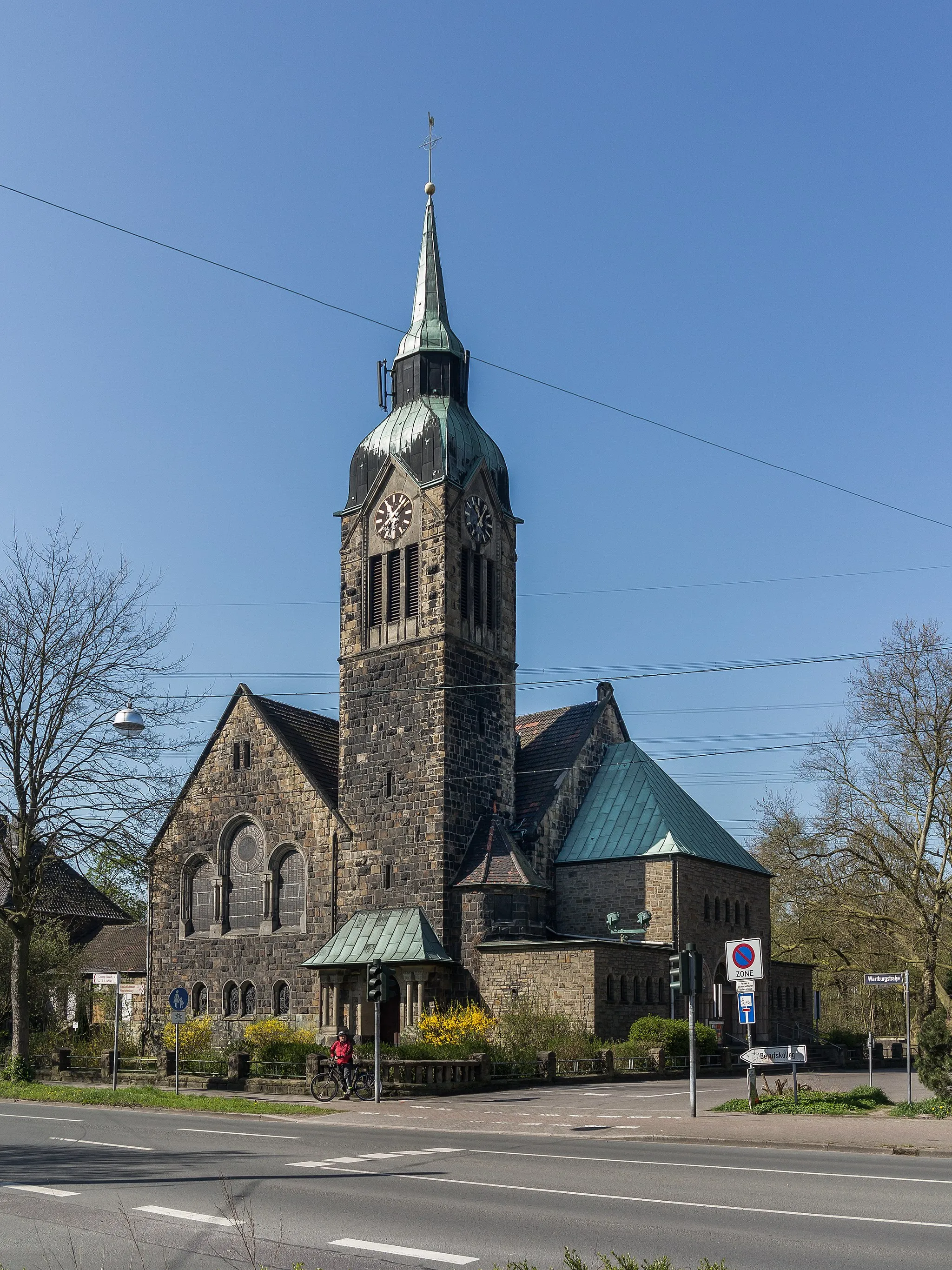 Photo showing: lutheran Petrikirche in Castrop-Rauxel-Habinghorst, Germany