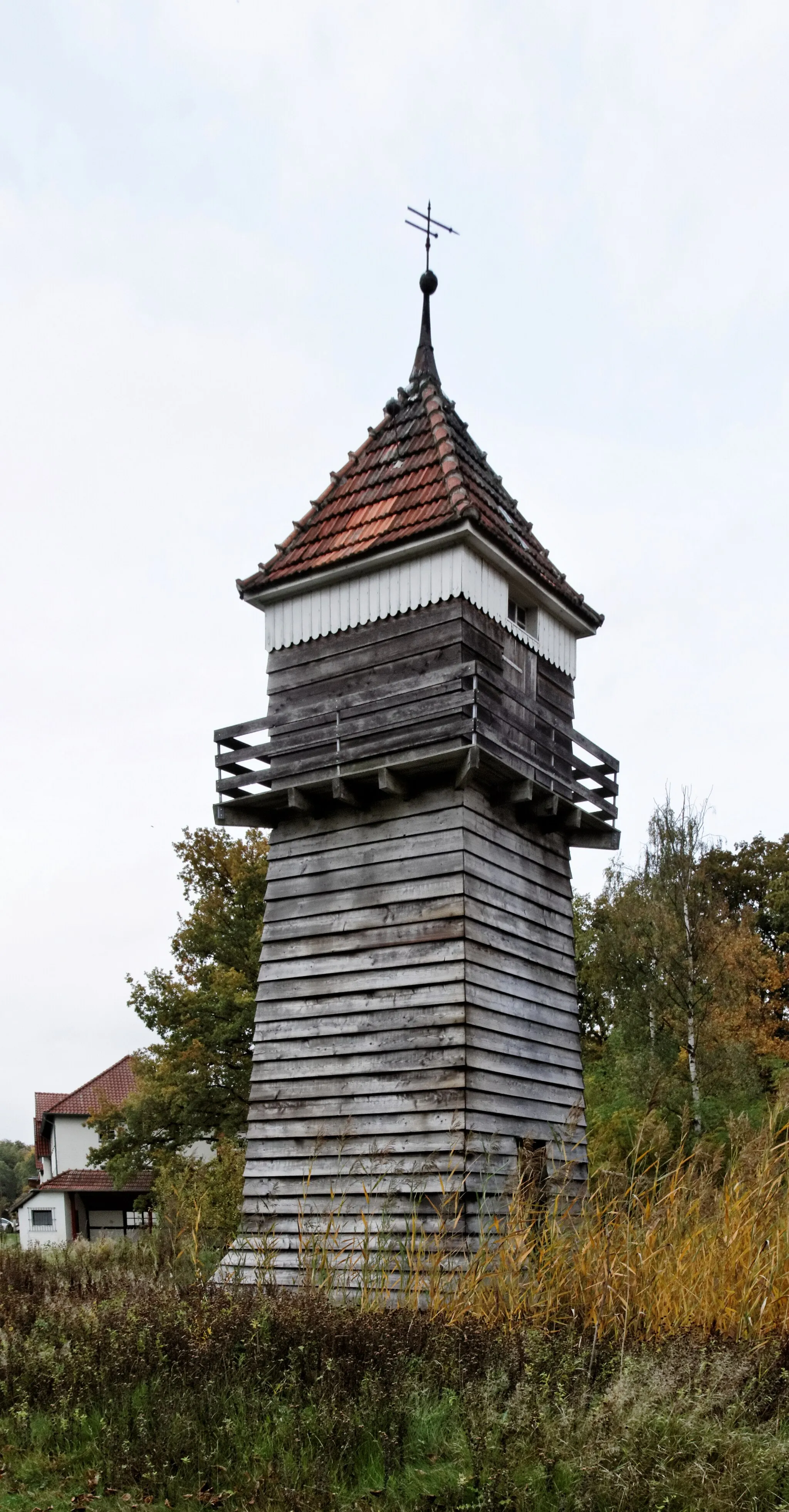 Photo showing: Rheine, Salinenstraße; denkmalgeschützter Turm mit Hochbehälter