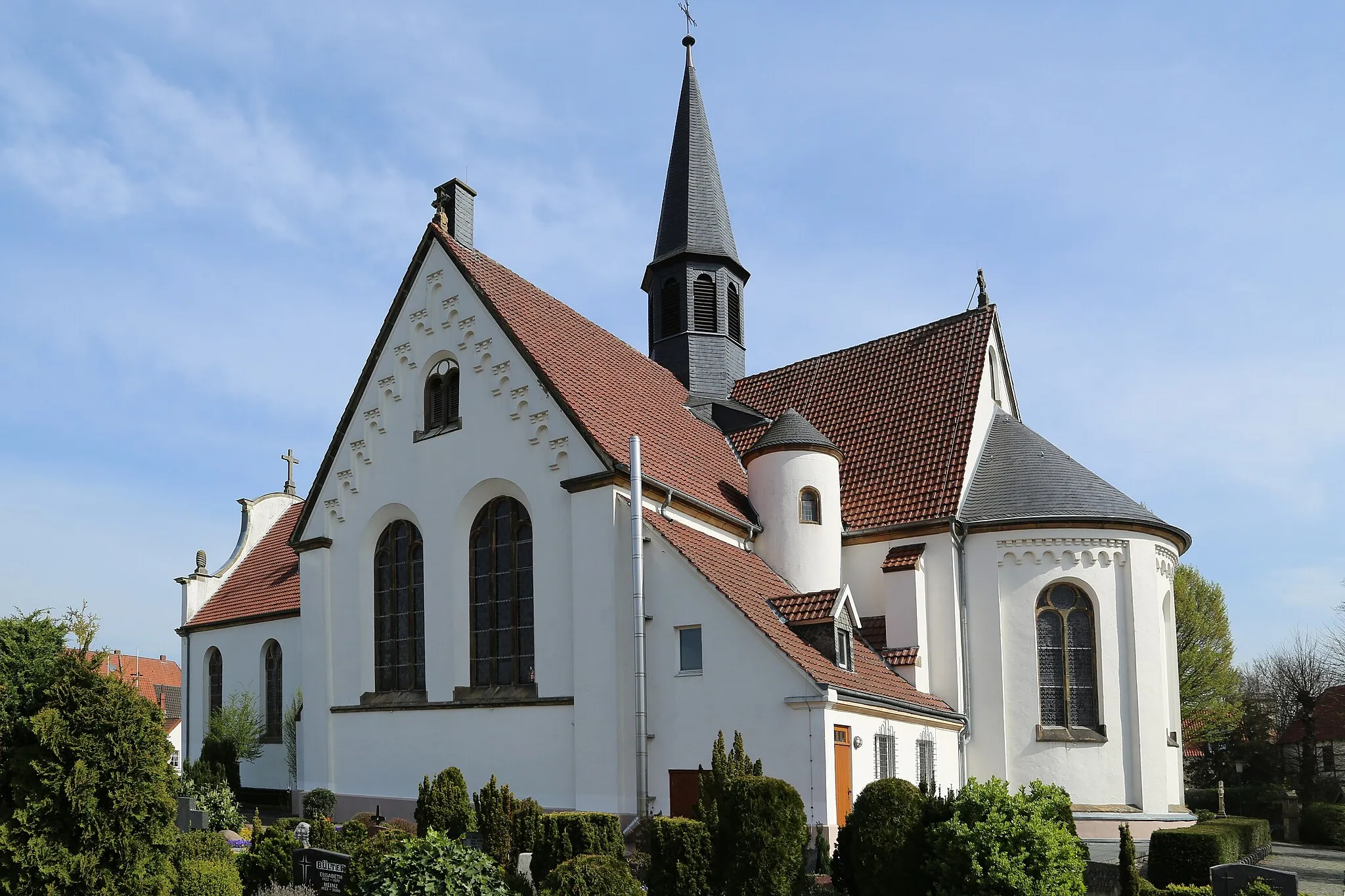 Photo showing: Roman Catholic St John of Nepomuk Parish Church (Pfarrkirche St. Johannes Nepomuk) in Steinfurt-Burgsteinfurt, Kreis Steinfurt, North Rhine-Westphalia, Germany.