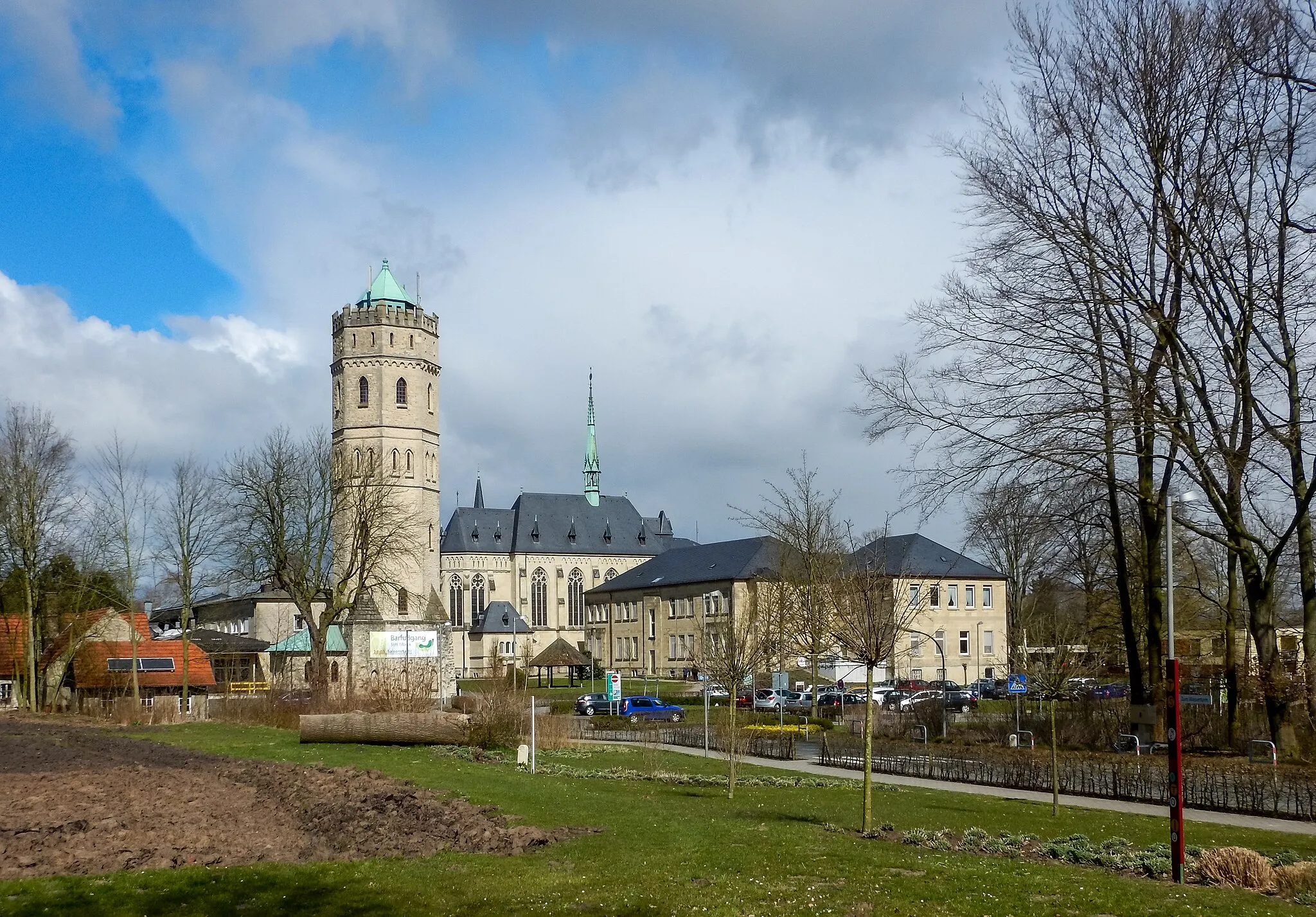 Photo showing: Water tower at Stift Tilbeck, Havixbeck, North Rhine-Westphalia, Germany