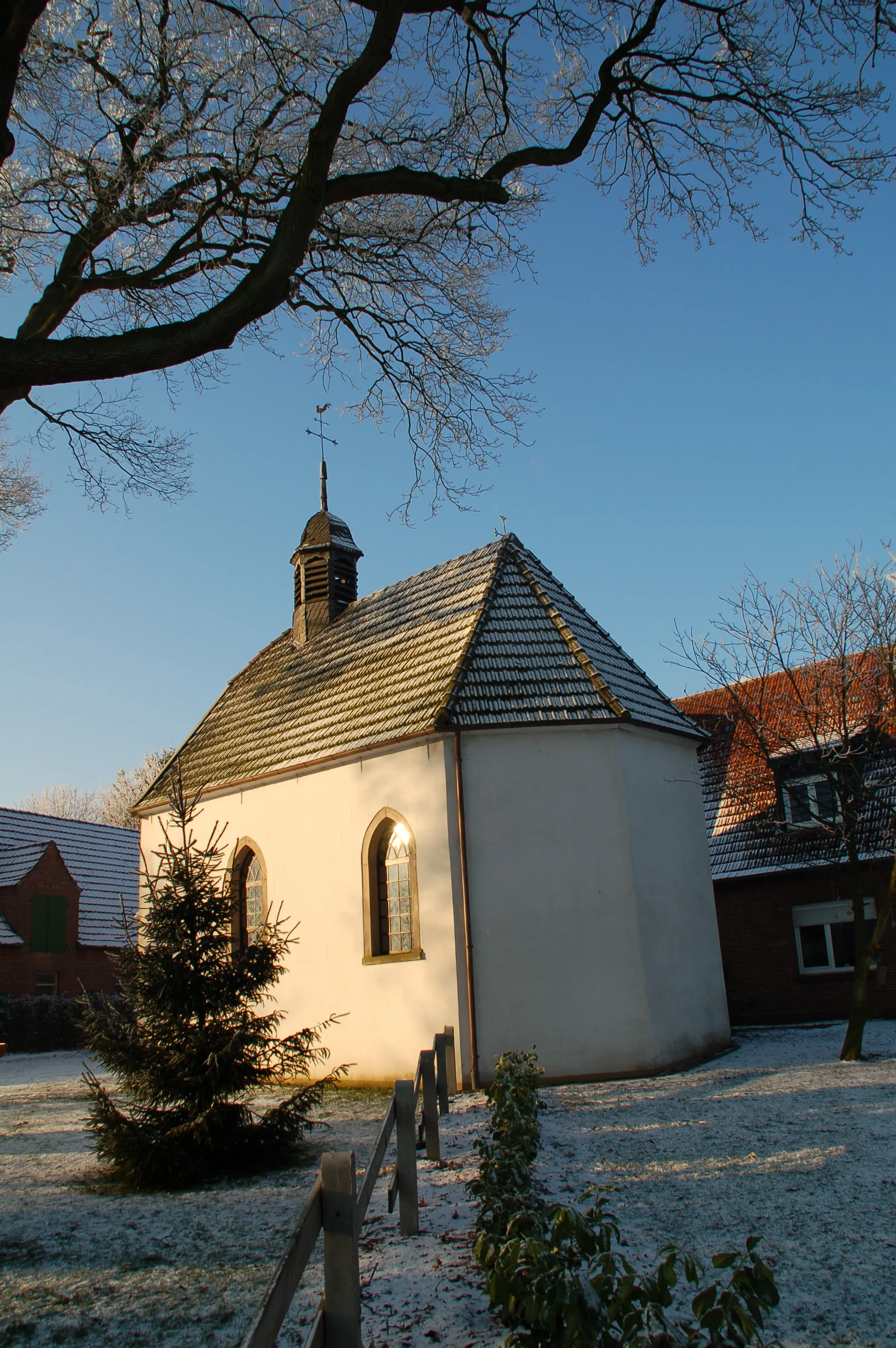 Photo showing: Kapelle Hesepe im Winter