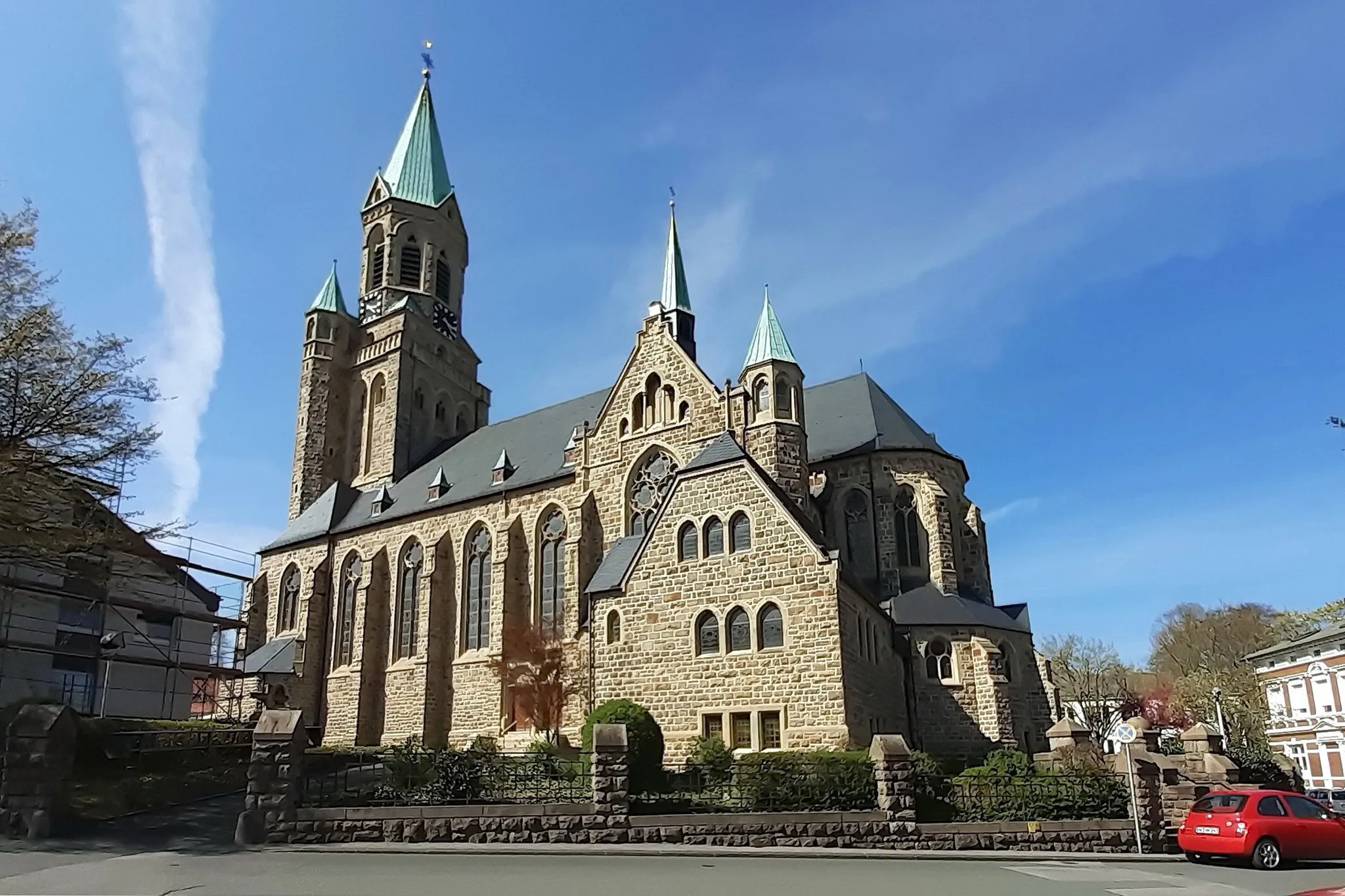 Photo showing: St. Kilian in Iserlohn-Letmathe, Hagener Straße.