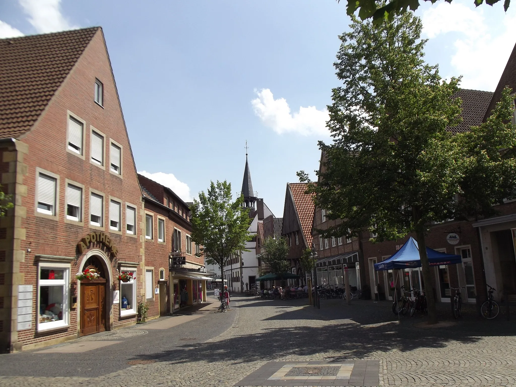 Photo showing: Burgsteinfurt's Old Town