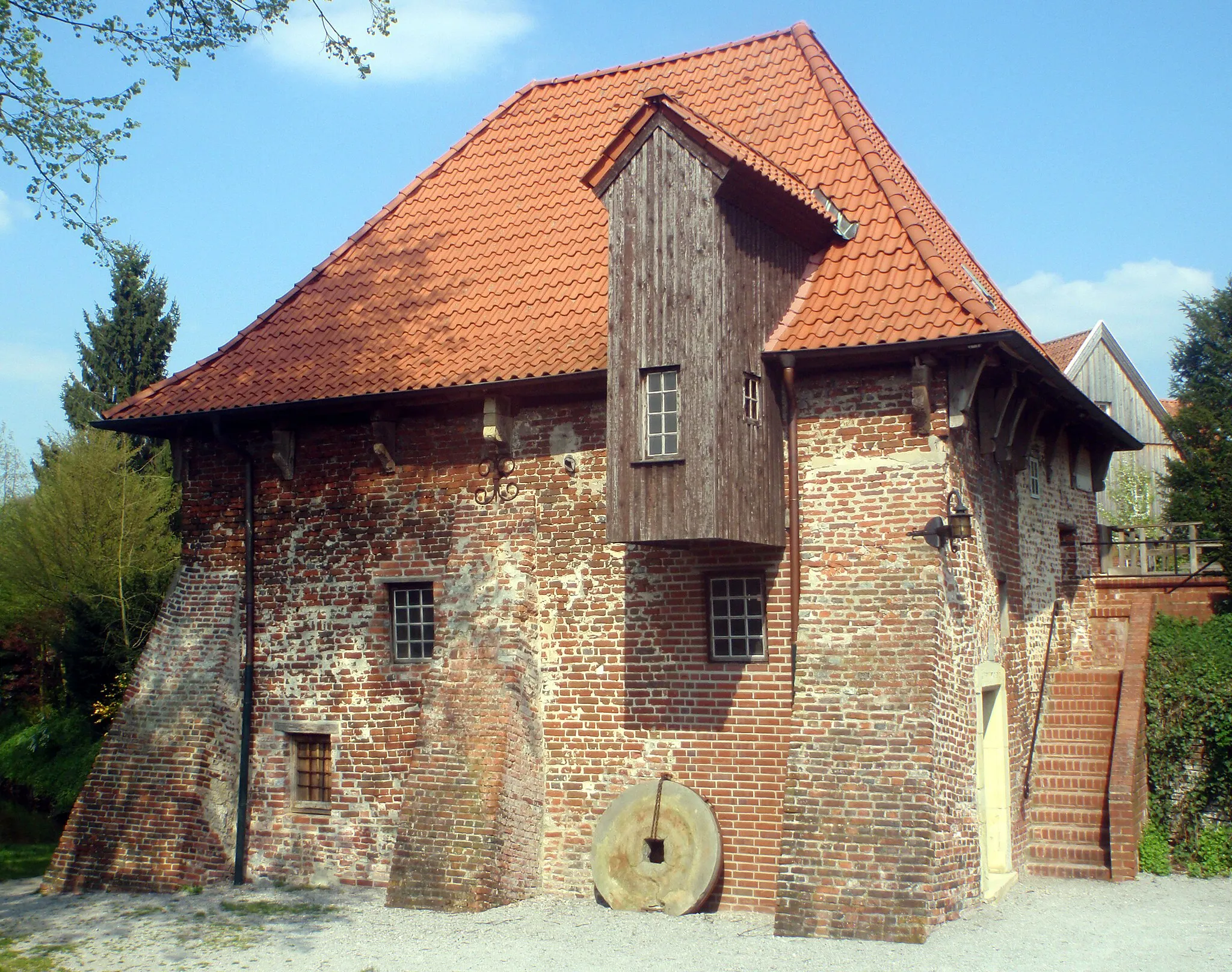 Photo showing: Die Bischofsmühle in Coesfeld ist eines der ältesten Gebäude der Stadt.