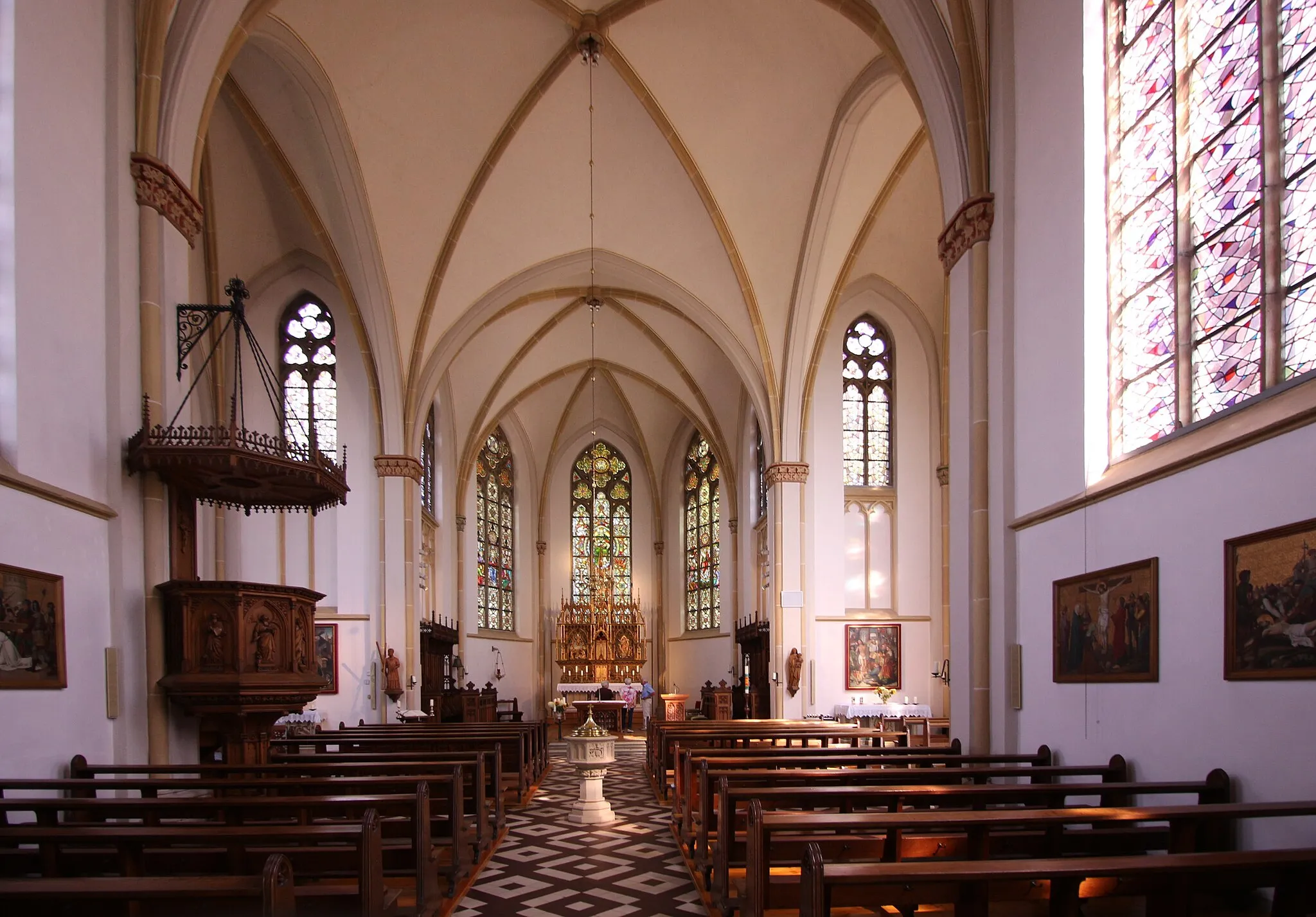 Photo showing: St. Andreas Hullern Innenansicht Haltern