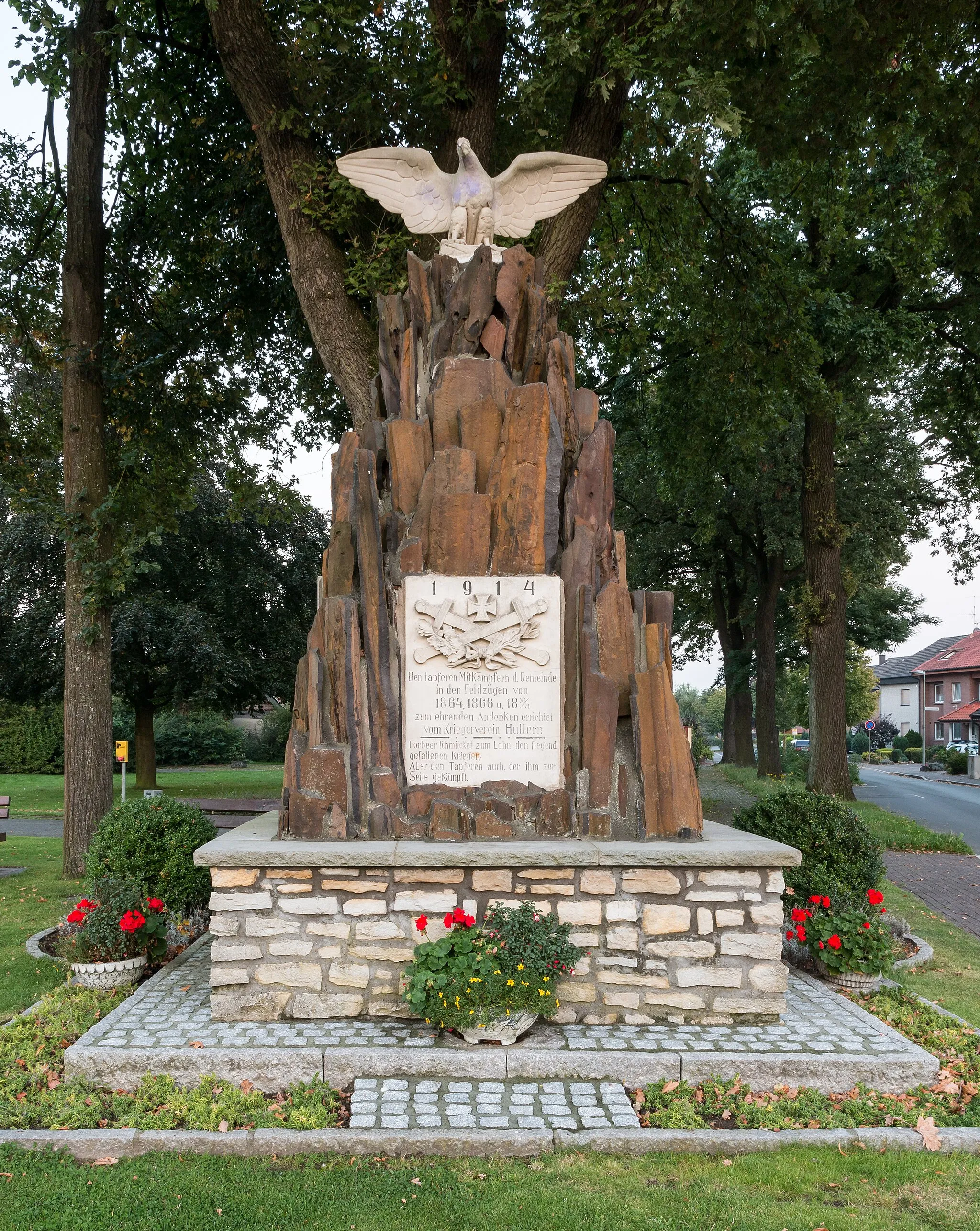 Photo showing: War memorial in Hullern, Haltern am See, North Rhine-Westphalia, Germany