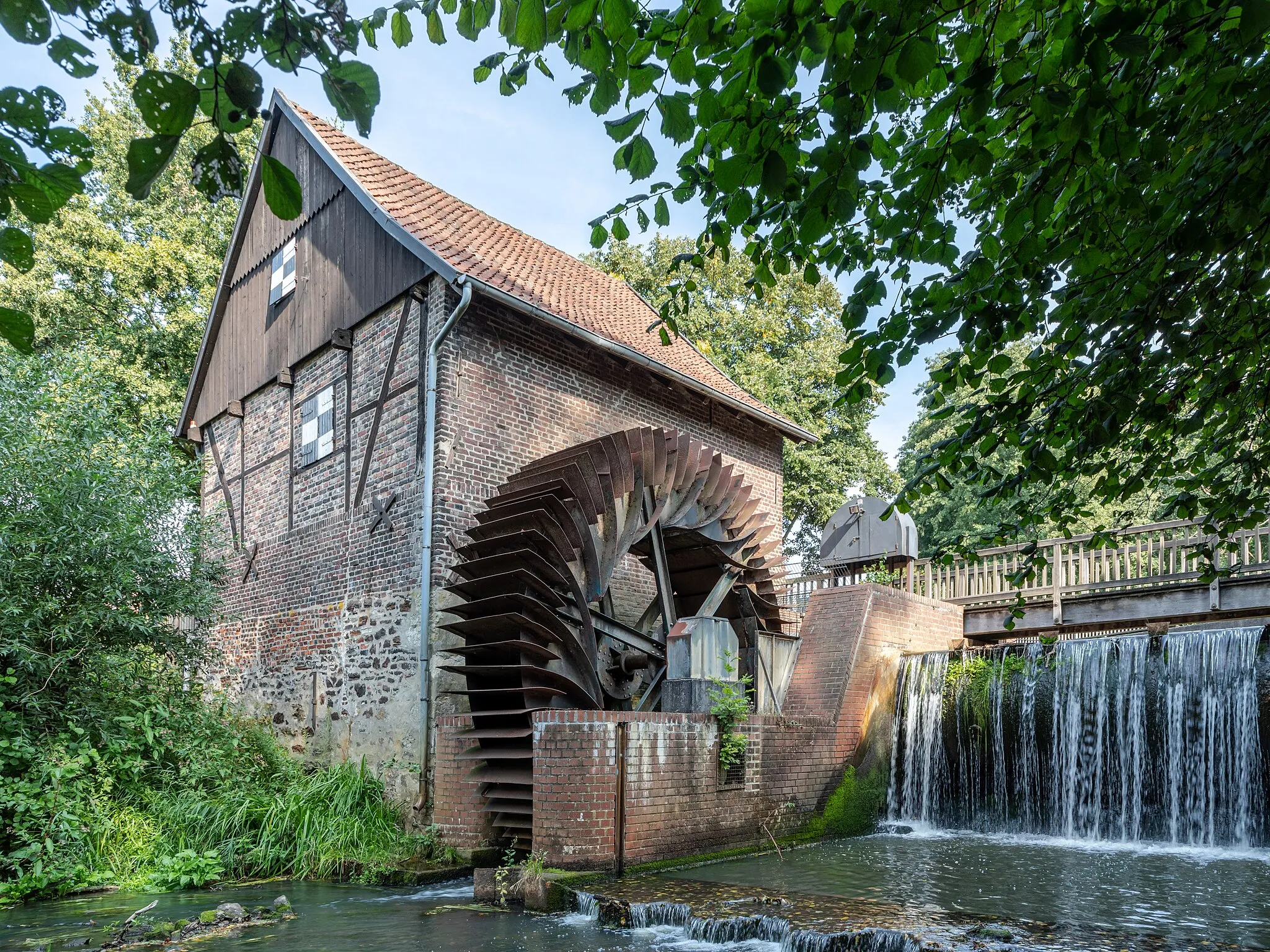 Photo showing: Watermill in Sythen, Haltern am See, North Rhine-Westphalia, Germany