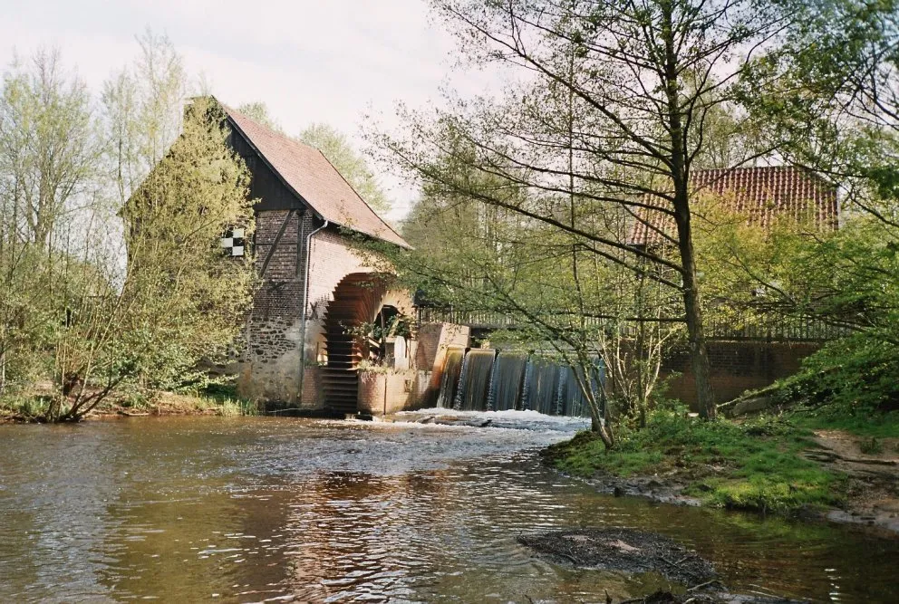 Photo showing: Watermill in Sythen, Germany.