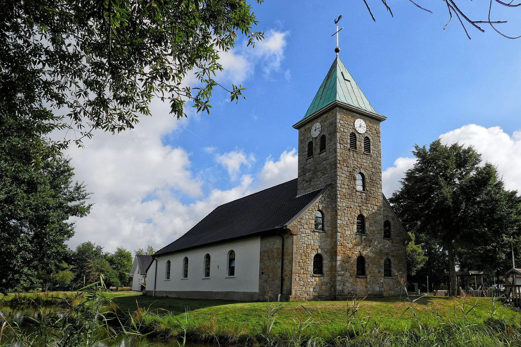 Photo showing: Ehemalige Wasserburg Venhaus - Kirche, Spelle