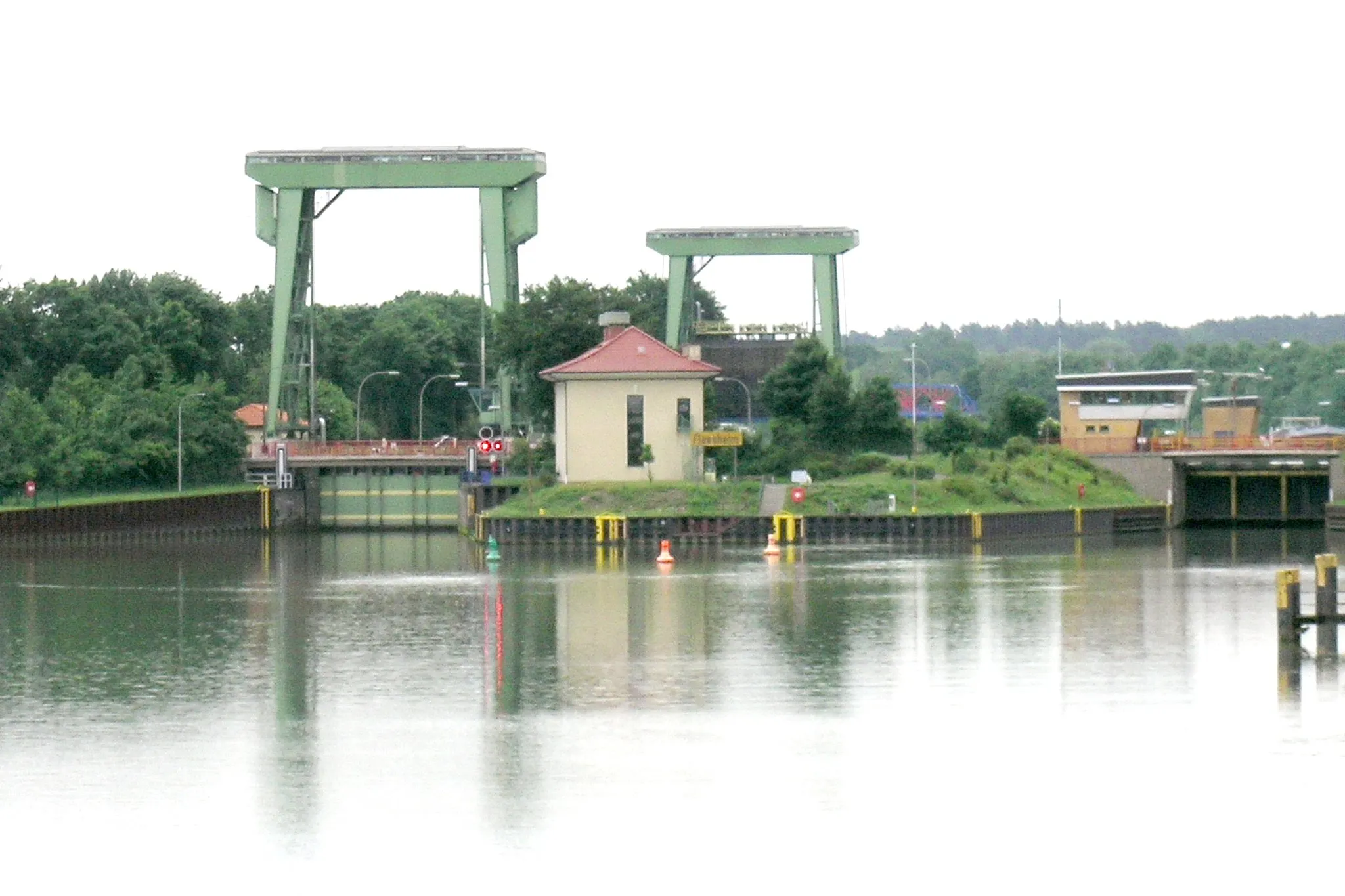 Photo showing: Kanalschleuse Flaesheim