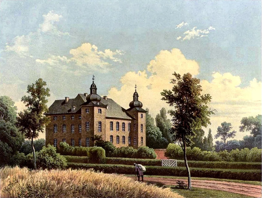 Photo showing: Haus Wohnung, Lithografie aus dem 19. Jahrhundert