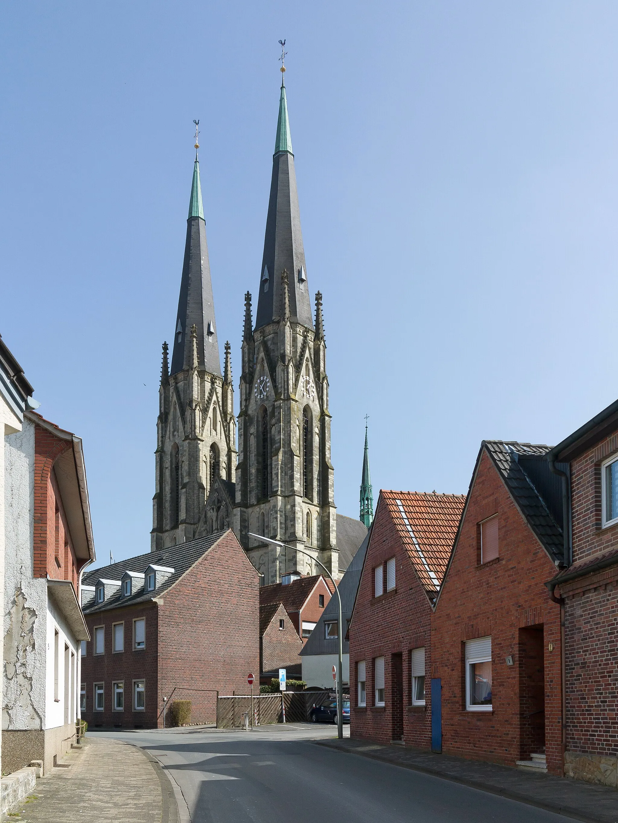 Photo showing: Billerbeck, church: die Propstei- und Wallfahrtskirche Sankt Ludgerus