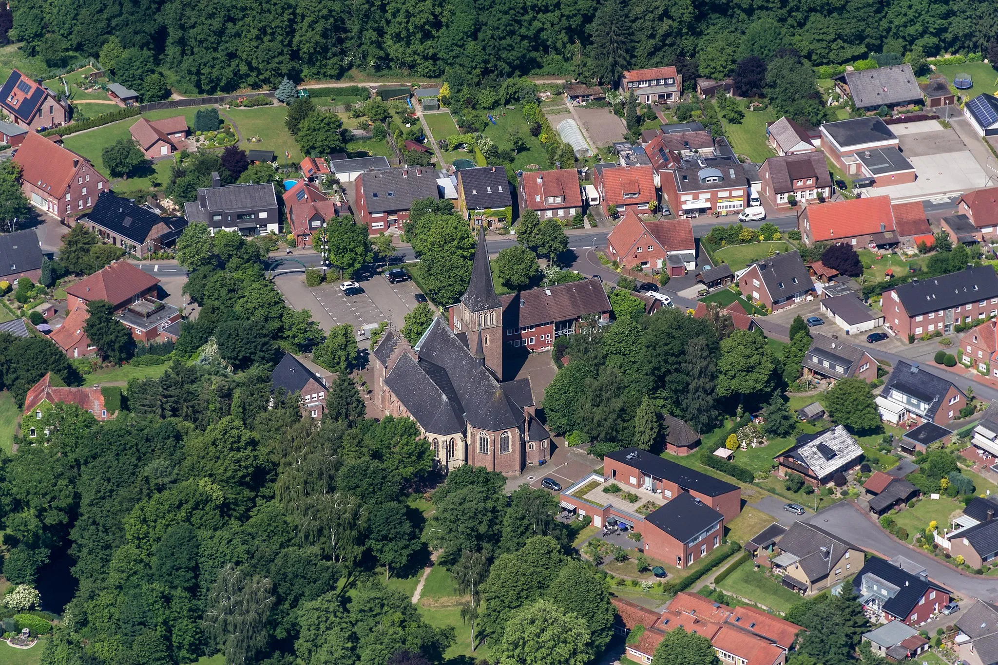 Photo showing: Church, Rorup, Dülmen, North Rhine-Westphalia, Germany