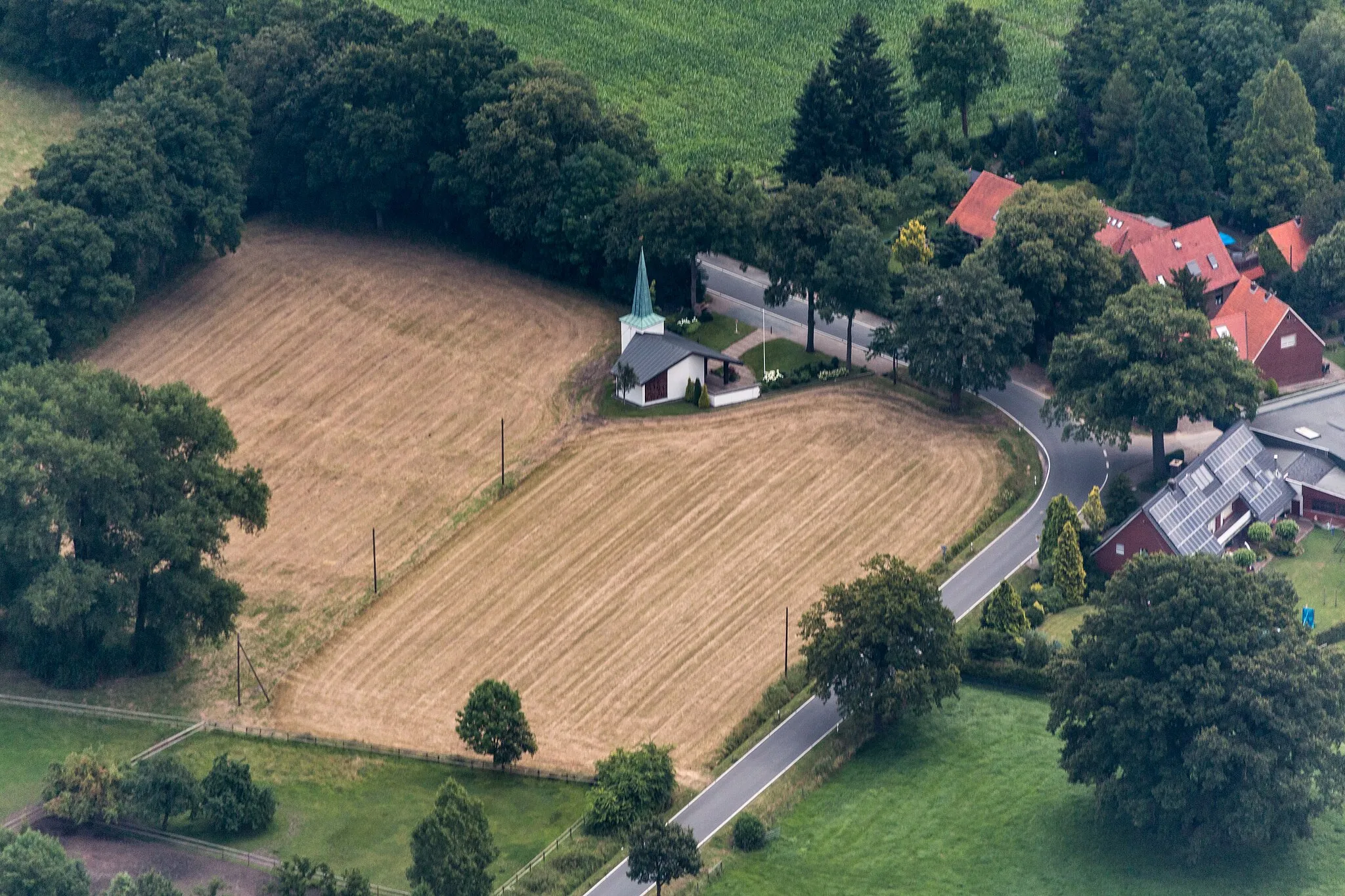 Photo showing: Friedenskapelle Alst, Horstmar, North Rhine-Westphalia, Germany