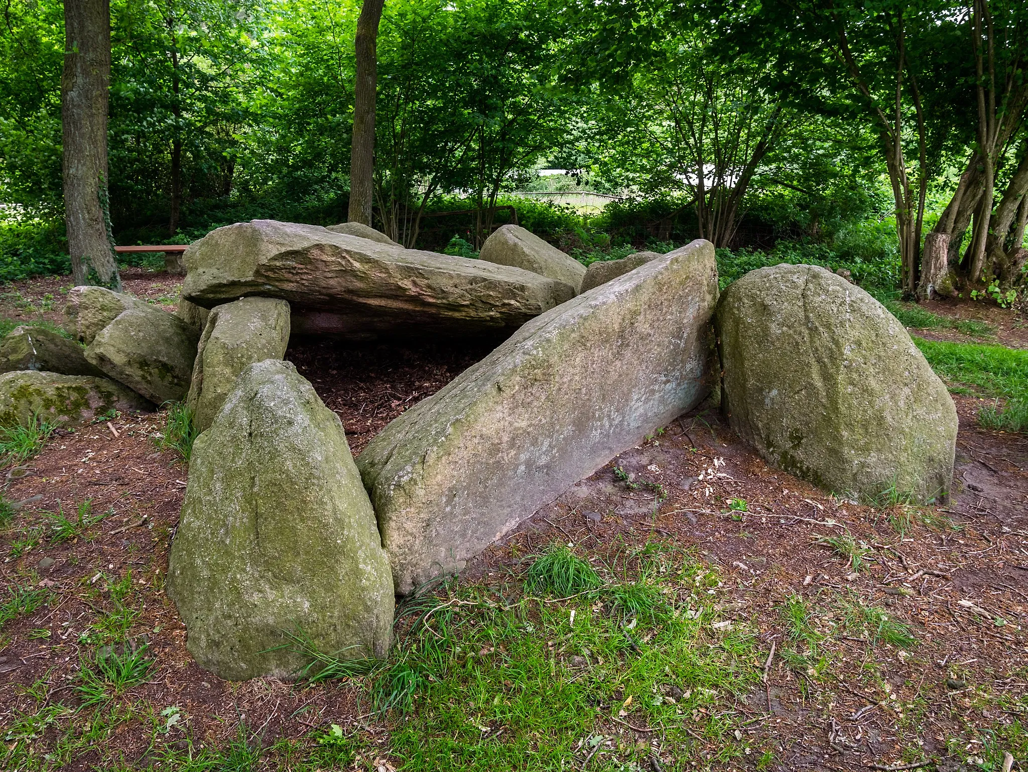 Photo showing: Dolmen "Devil's Oven". Belm-Vehrte, Osnabrück Land, Lower Saxony, Germany