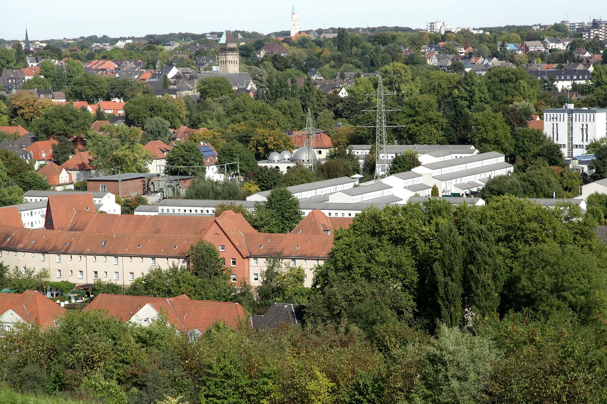 Photo showing: Blick von der Halde Rungenberg auf die Siedlung Schüngelberg in Gelsenkirchen