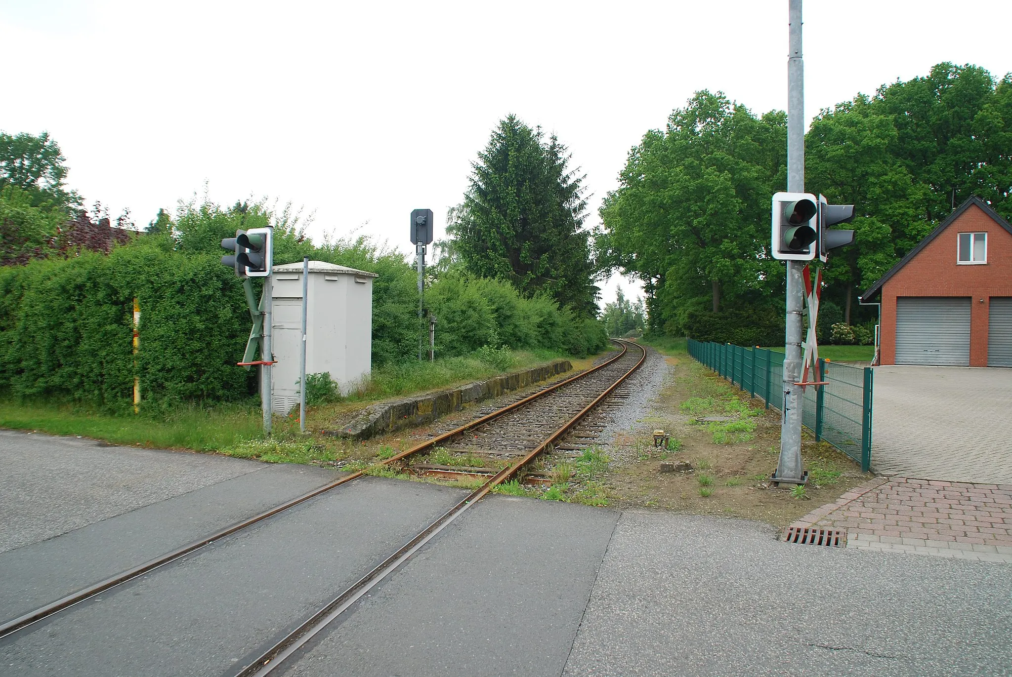 Photo showing: Ehemaliger Haltepunkt Oberespel an der Tecklenburger Nordbahn.