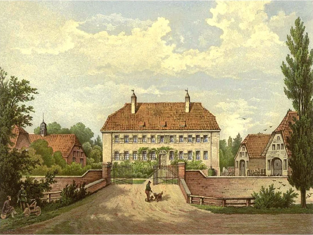 Photo showing: Haus Venne, Kreis Lüdinghausen, Provinz Westphalen