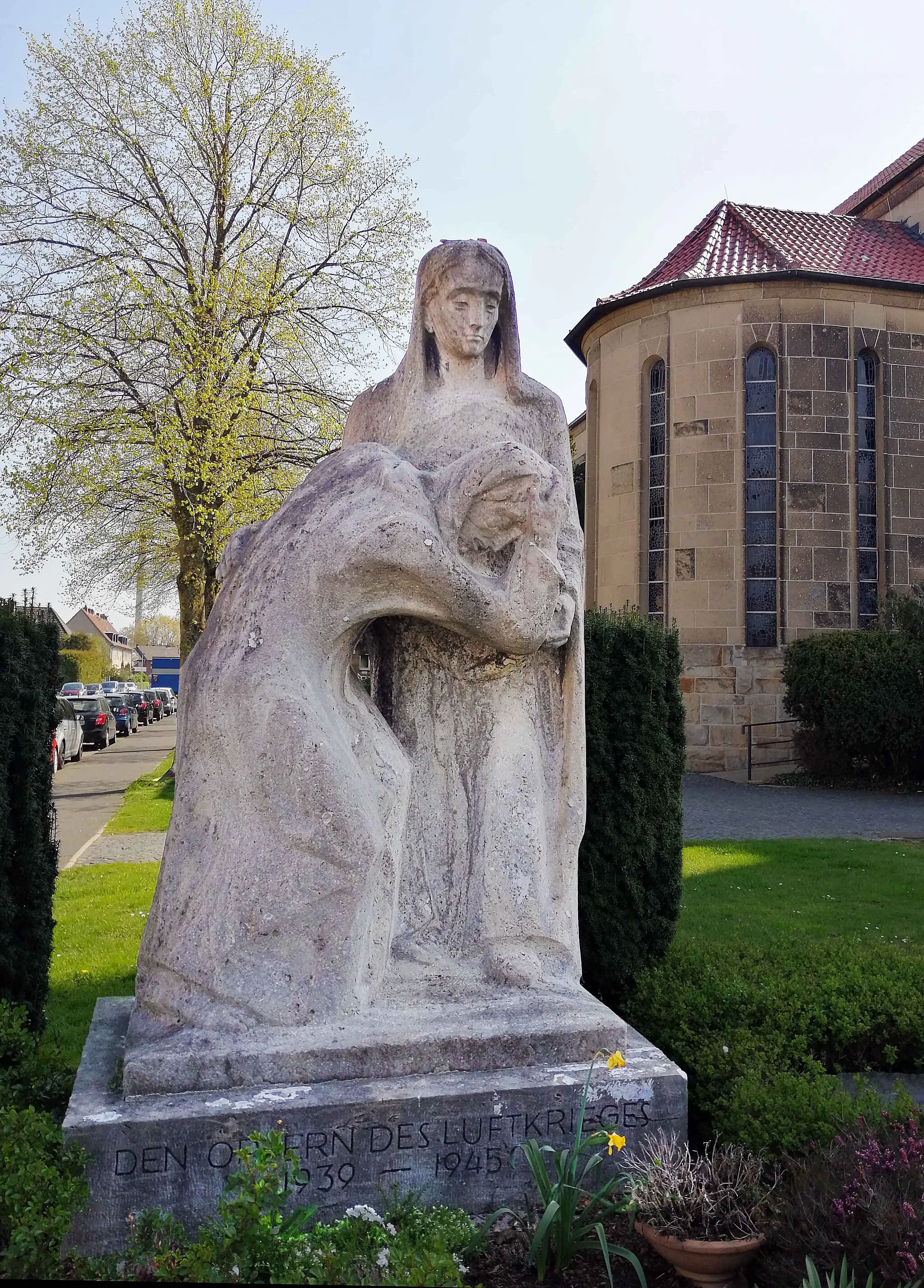 Photo showing: St. Elisabeth Rheine - Kriegerdenkmal 2