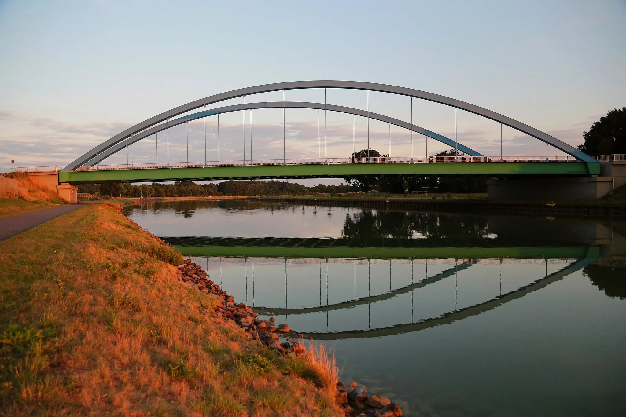 Photo showing: Birgte Bridge (Birgter Brücke) in Riesenbeck-Birgte, borough of Hörstel, Kreis Steinfurt, North Rhine-Westphalia, Germany.