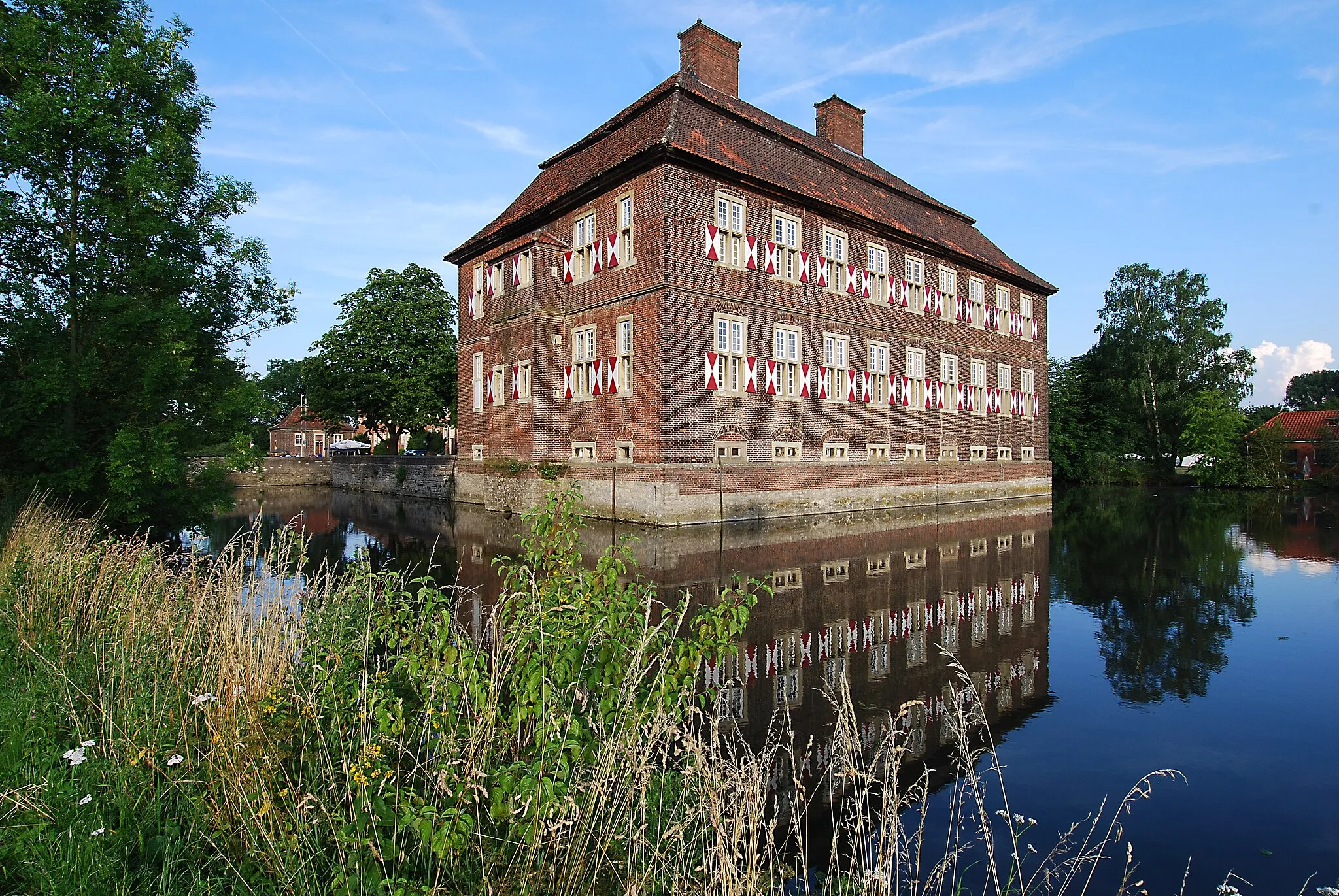 Photo showing: Schloss Oberwerries im Stadtbezirk Heessen der kreisfreien Stadt Hamm in Nordrhein-Westfalen