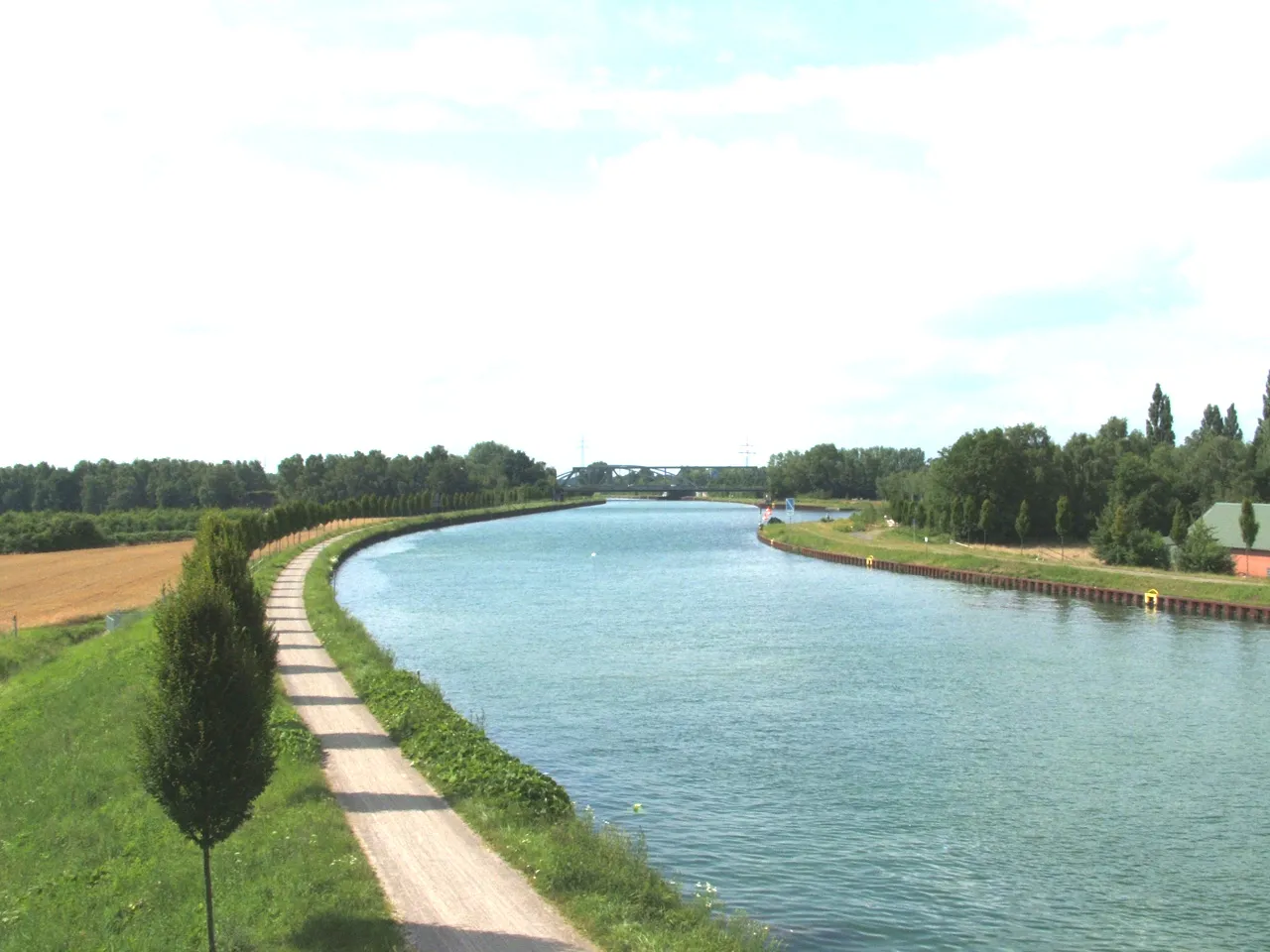 Photo showing: Dortmund-Ems-Kanal, alter Hafen in Schwieringhausen