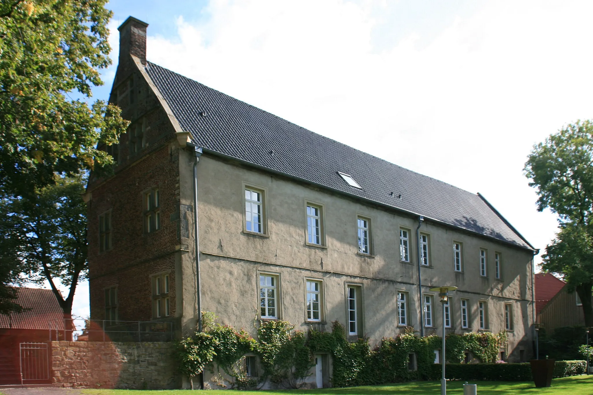 Photo showing: Langes Haus, Burg 14-16 in Nienborg, Heek
