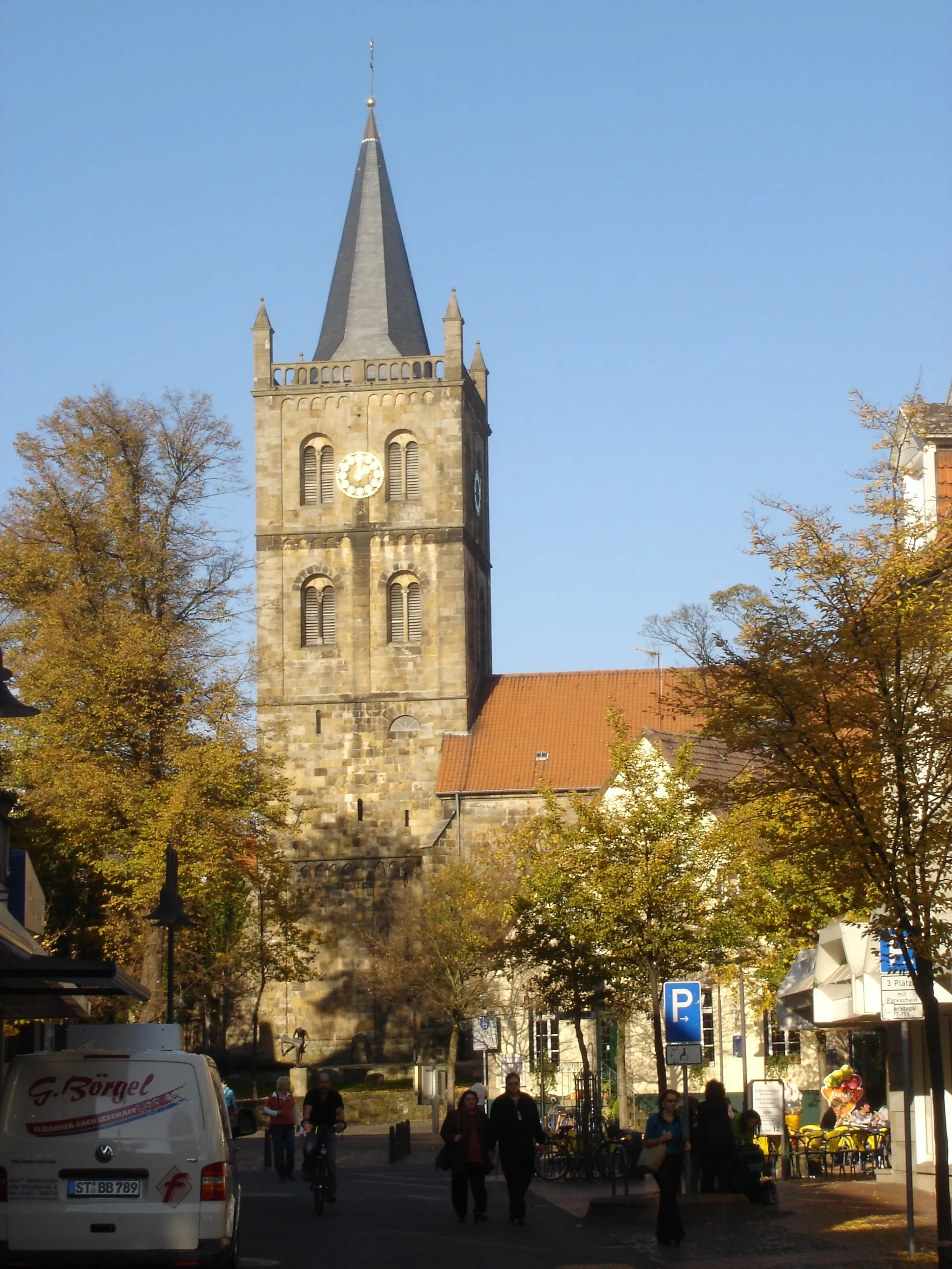 Photo showing: Protestantic Christuskirche in the city of Ibbenbüren