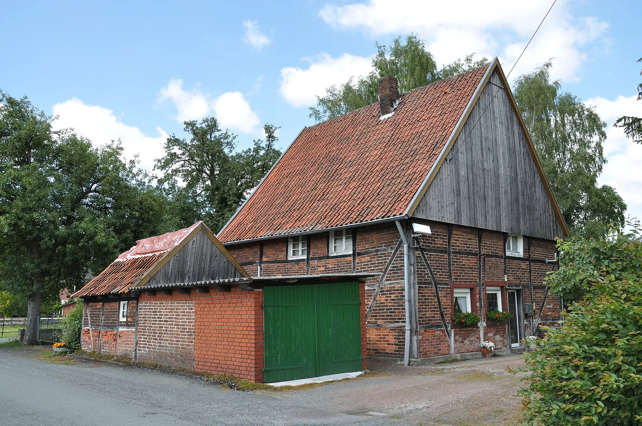 Photo showing: Kötterhaus in der Funnenstraße 18 in Werne, wahrscheinlich erbaut 1837 (Denkmalnummer 63)