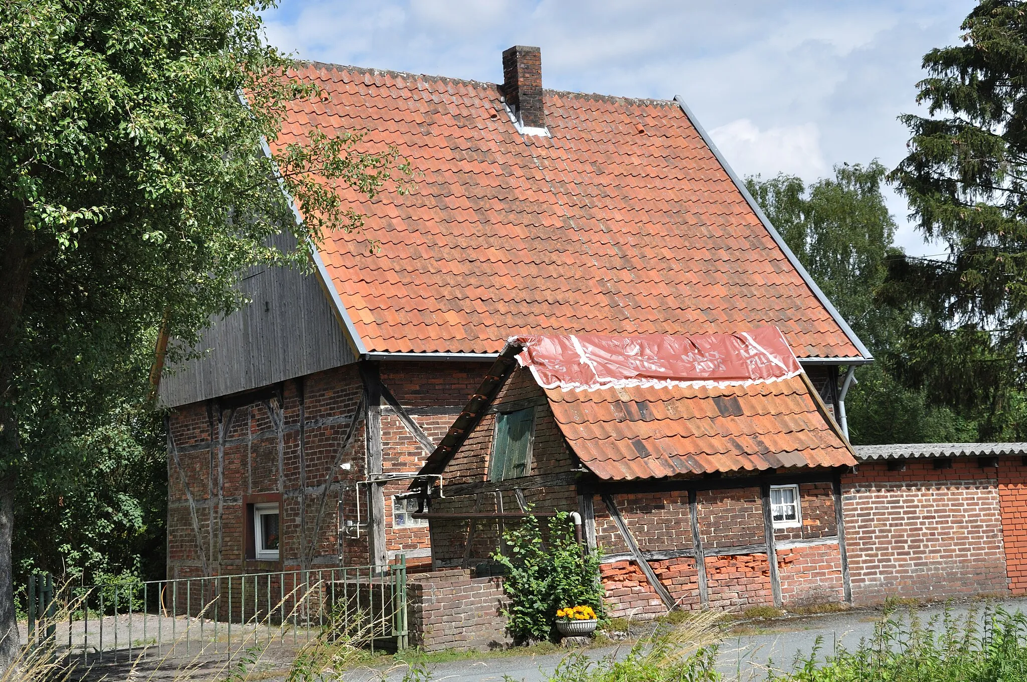 Photo showing: Kötterhaus in der Funnenstraße 18 in Werne, wahrscheinlich erbaut 1837 (Denkmalnummer 63)