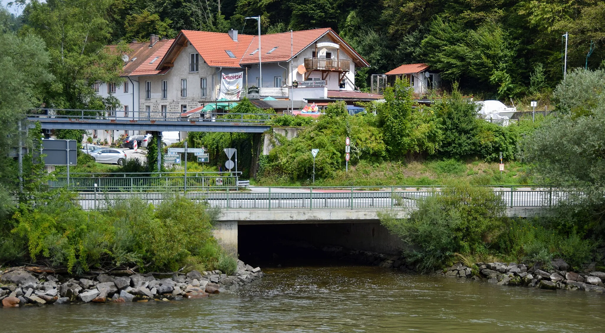 Photo showing: Löwmühle, a municipality of Thyrnau in the district of Passau at the Danube.