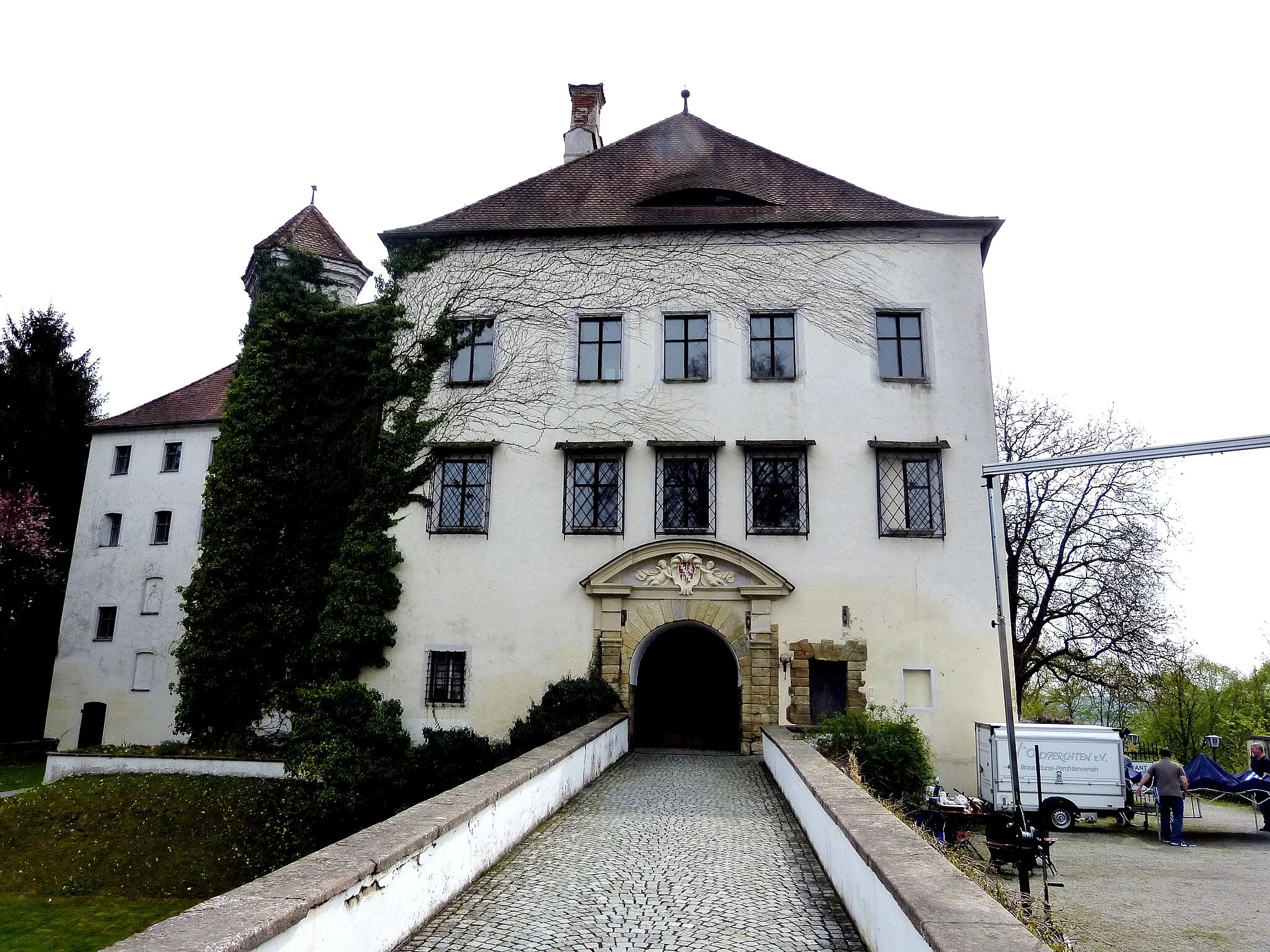 Photo showing: Ortenburg ( Lower Bavaria ). Castle ( 16th century ) - Facade.