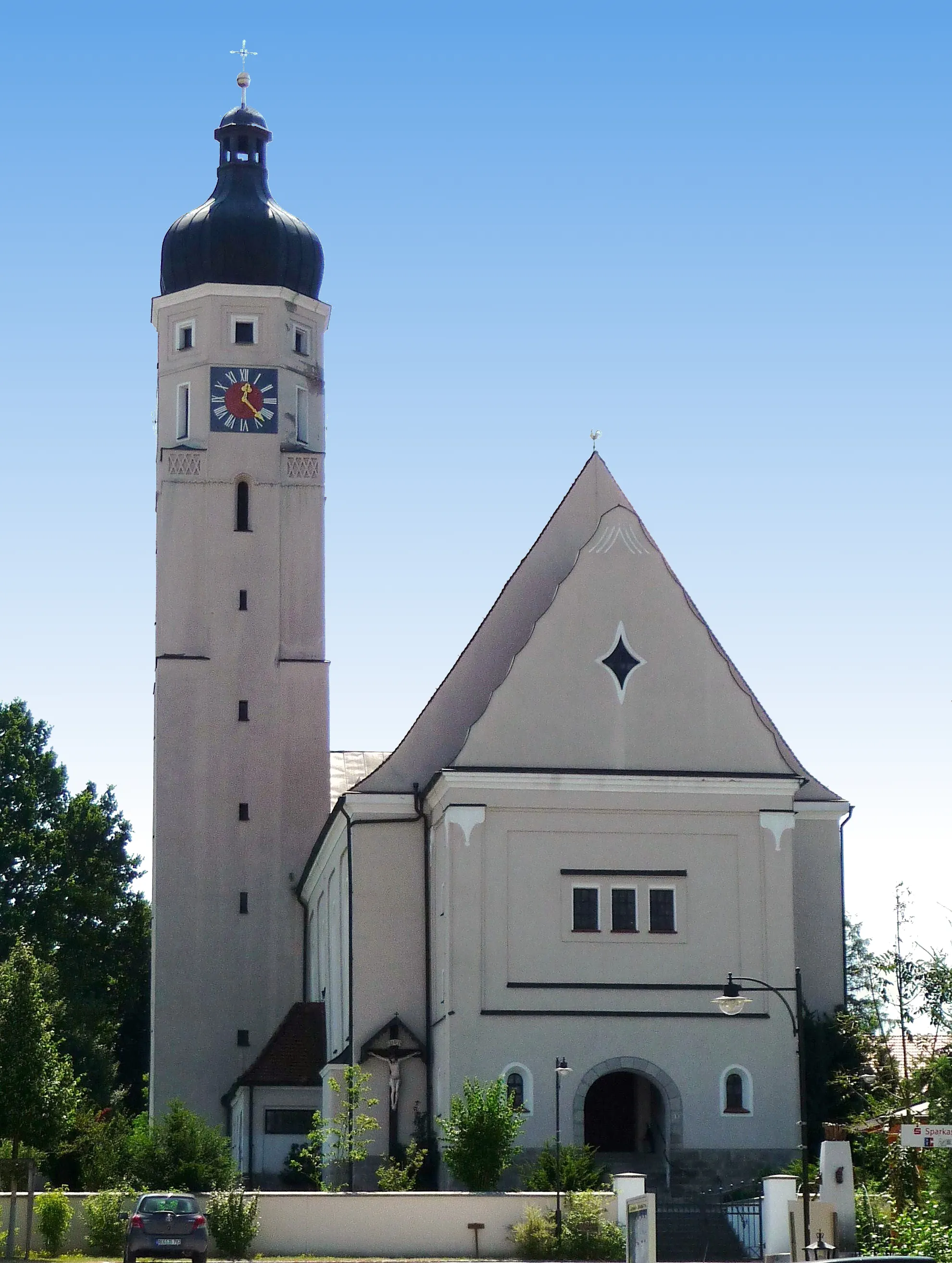 Photo showing: Die Pfarrkirche St. Stephanus in Emmersdorf