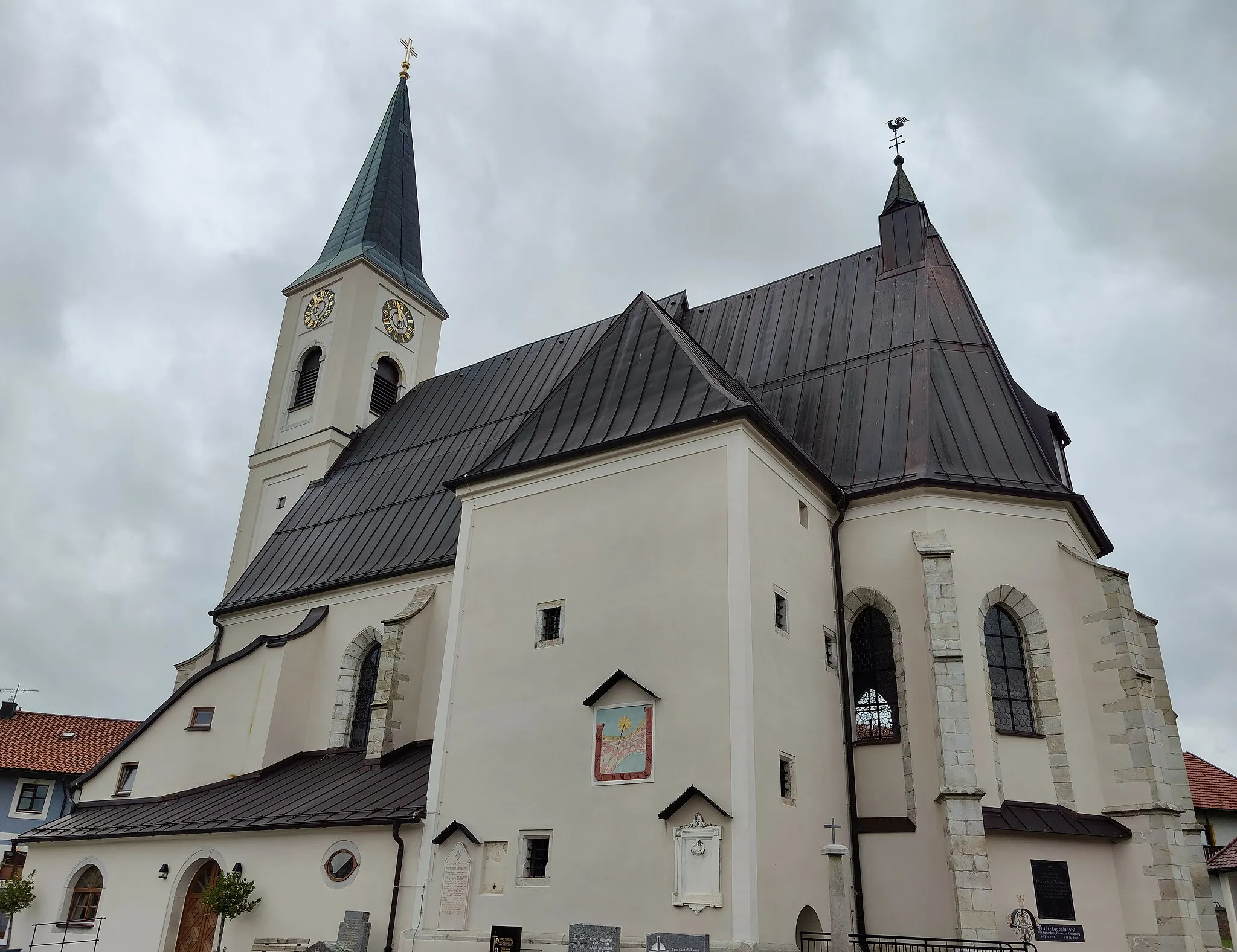 Photo showing: Katholische Pfarrkirche St. Jakobus der Ältere Gottsdorf, Gemeinde Untergriesbach, Landkreis Passau, Niederbayern, Bayern, Deutschland