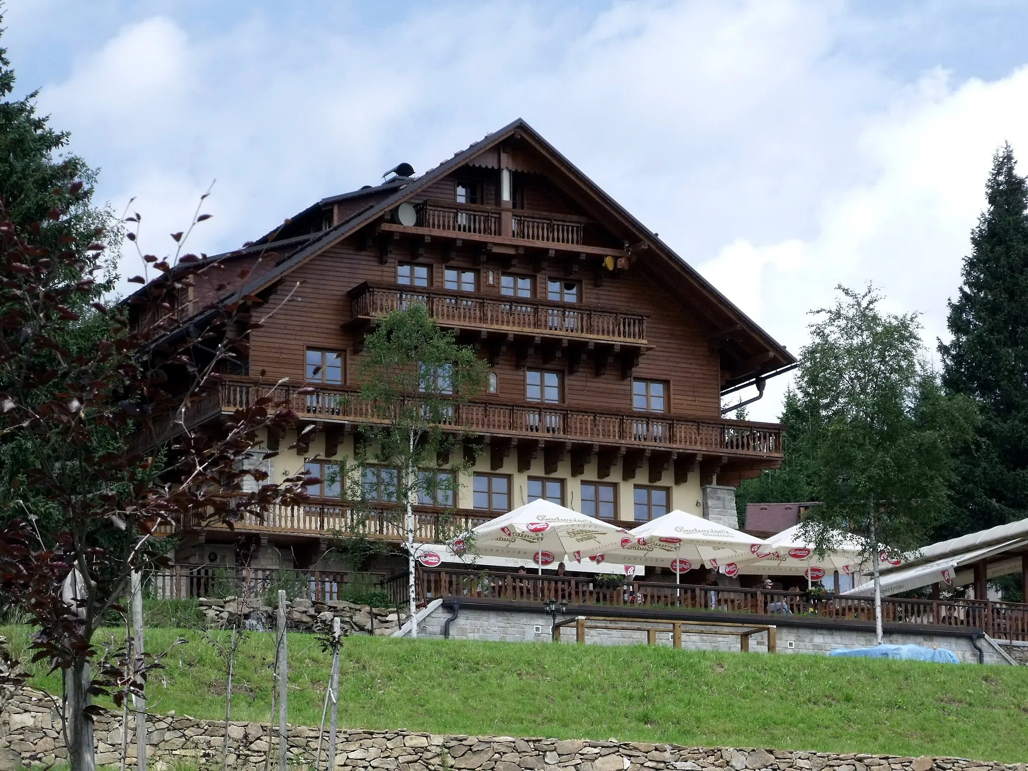 Photo showing: hotel Alpská vyhlídka - Bučina