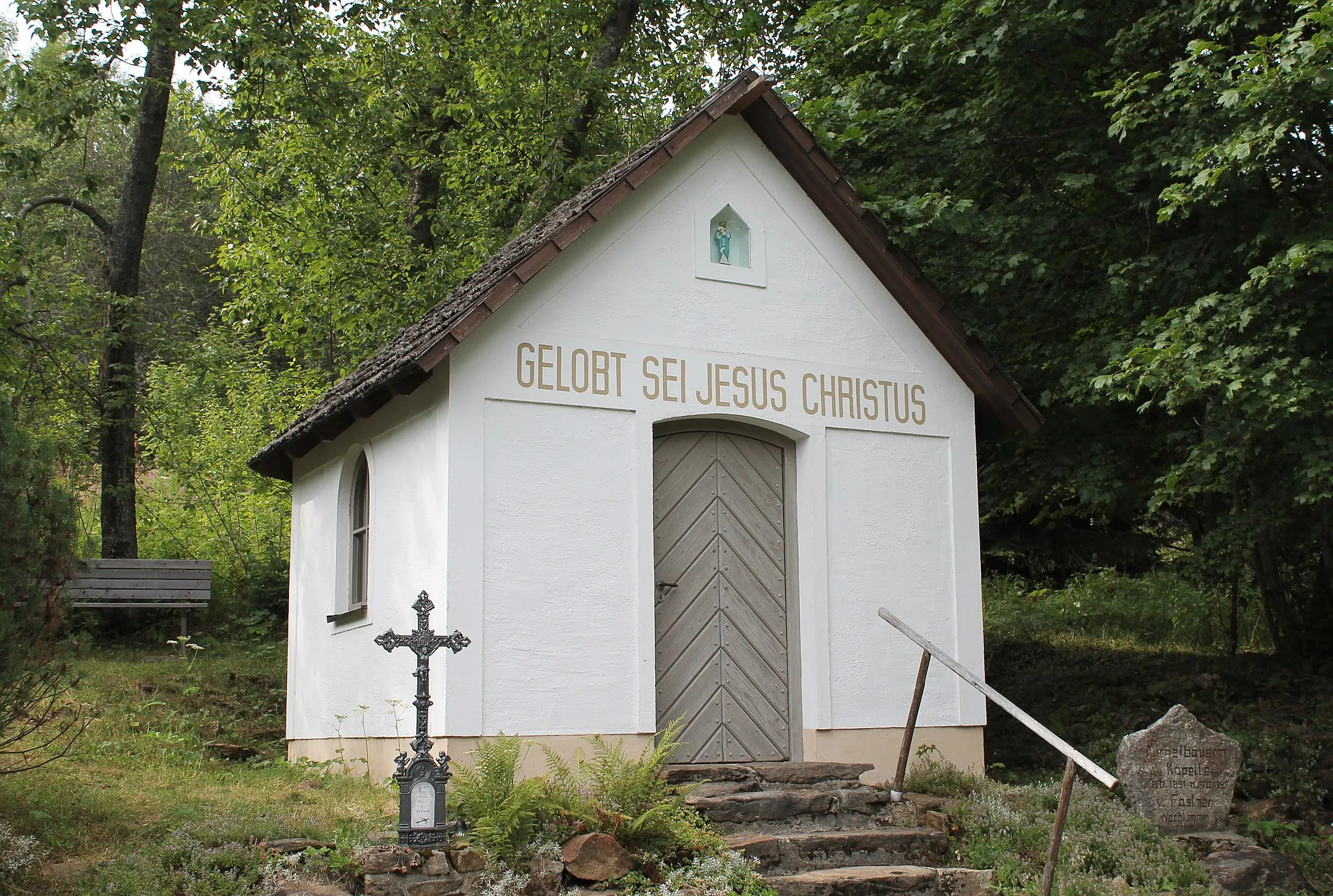 Photo showing: Chapel of Saint Michael, Bučina, Kvilda, Prachatice District, Czech Republic