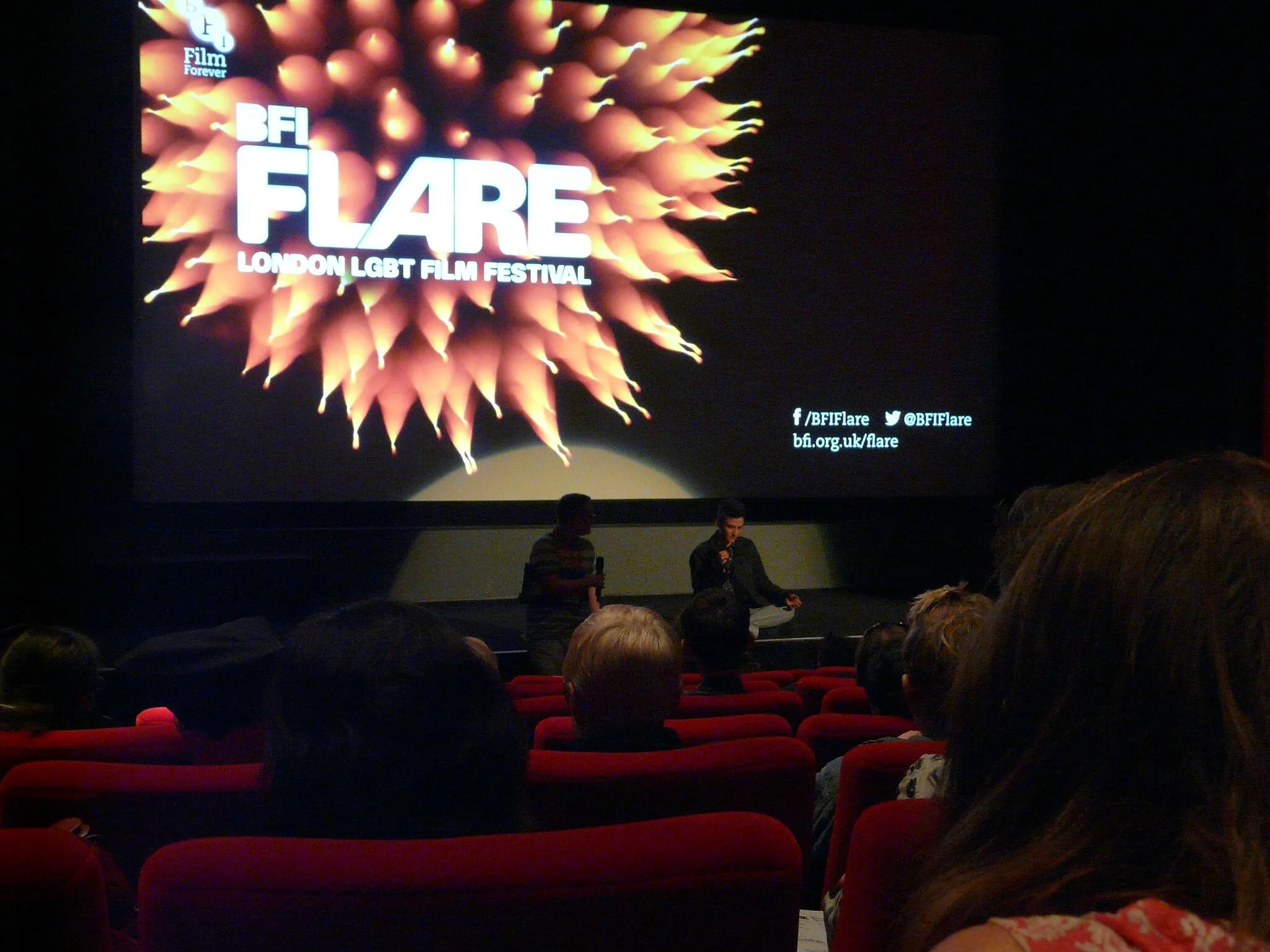 Photo showing: Sam Feder at BFI Flare Showing of 'Kate Bornstein is a Queer and Pleasant Danger'