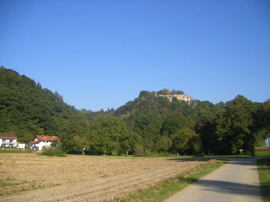 Photo showing: Donauradweg at Hilgartsberg (Hofkirchen municipality)