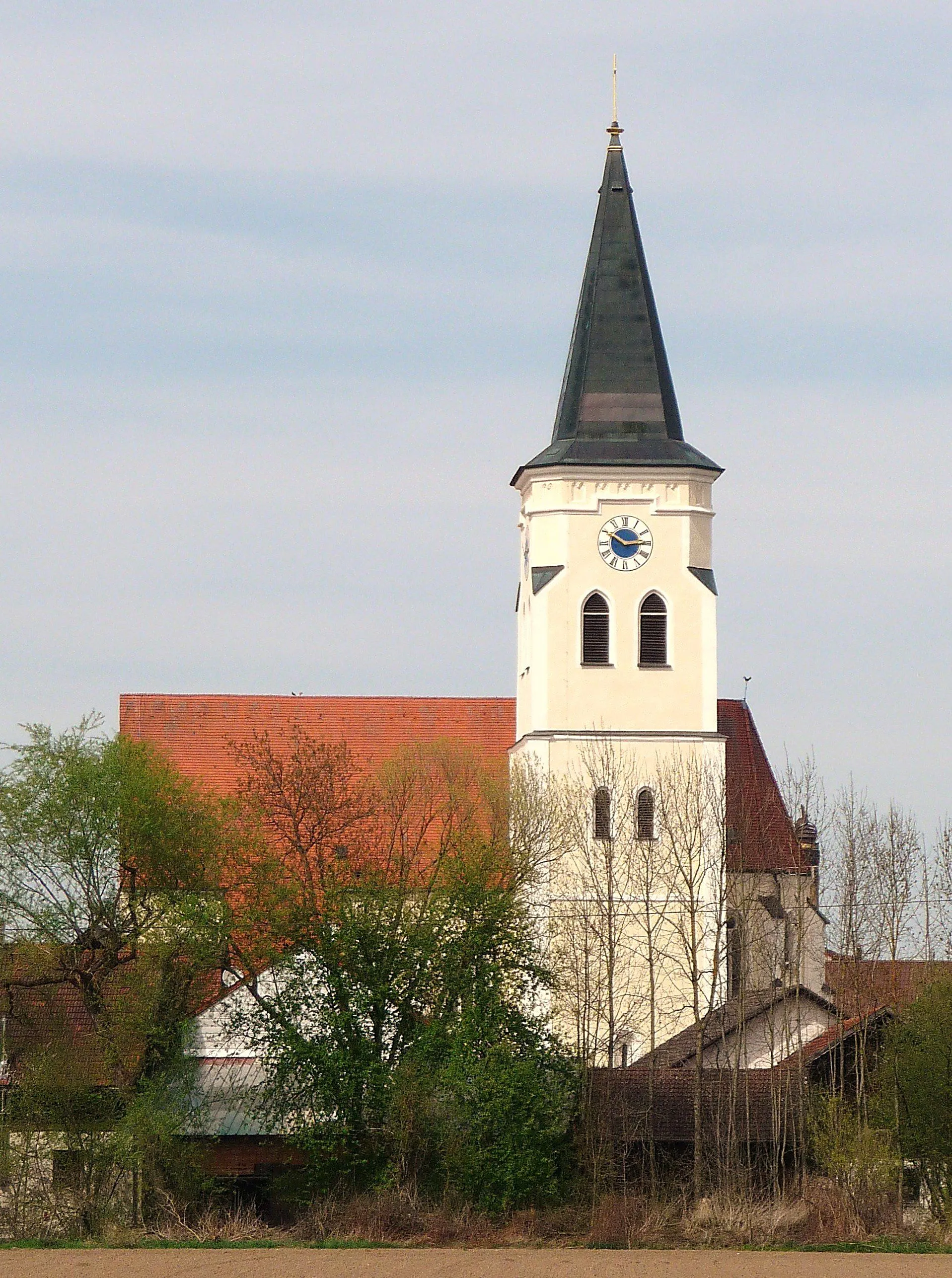 Photo showing: Die Pfarrkirche Maria Verkündigung in Gergweis