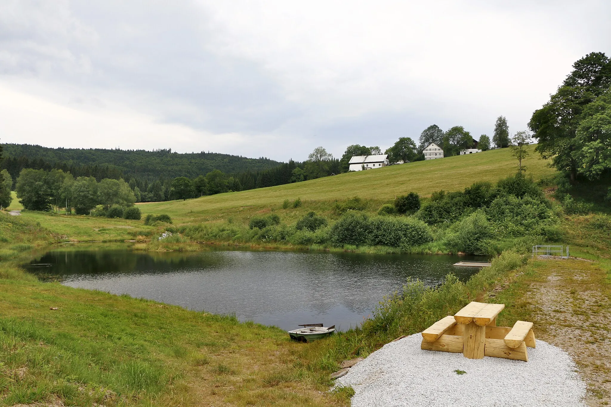 Photo showing: Michlova Huť, part of Vimperk, Czech Republic.