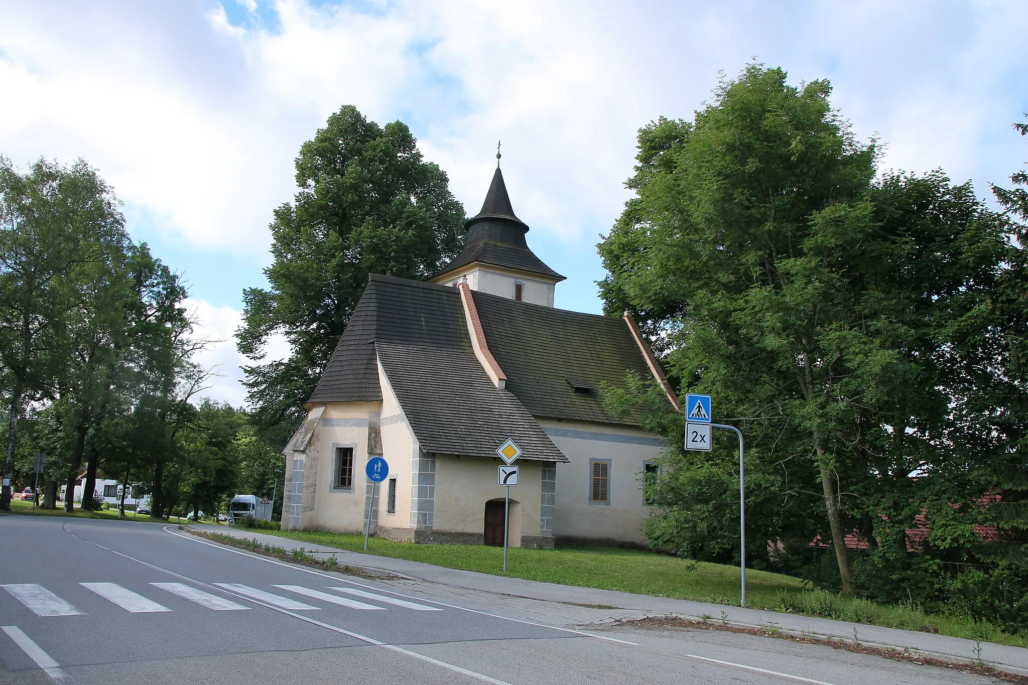 Photo showing: St. Anne Church in Libínské Sedlo (Libín Sattle)