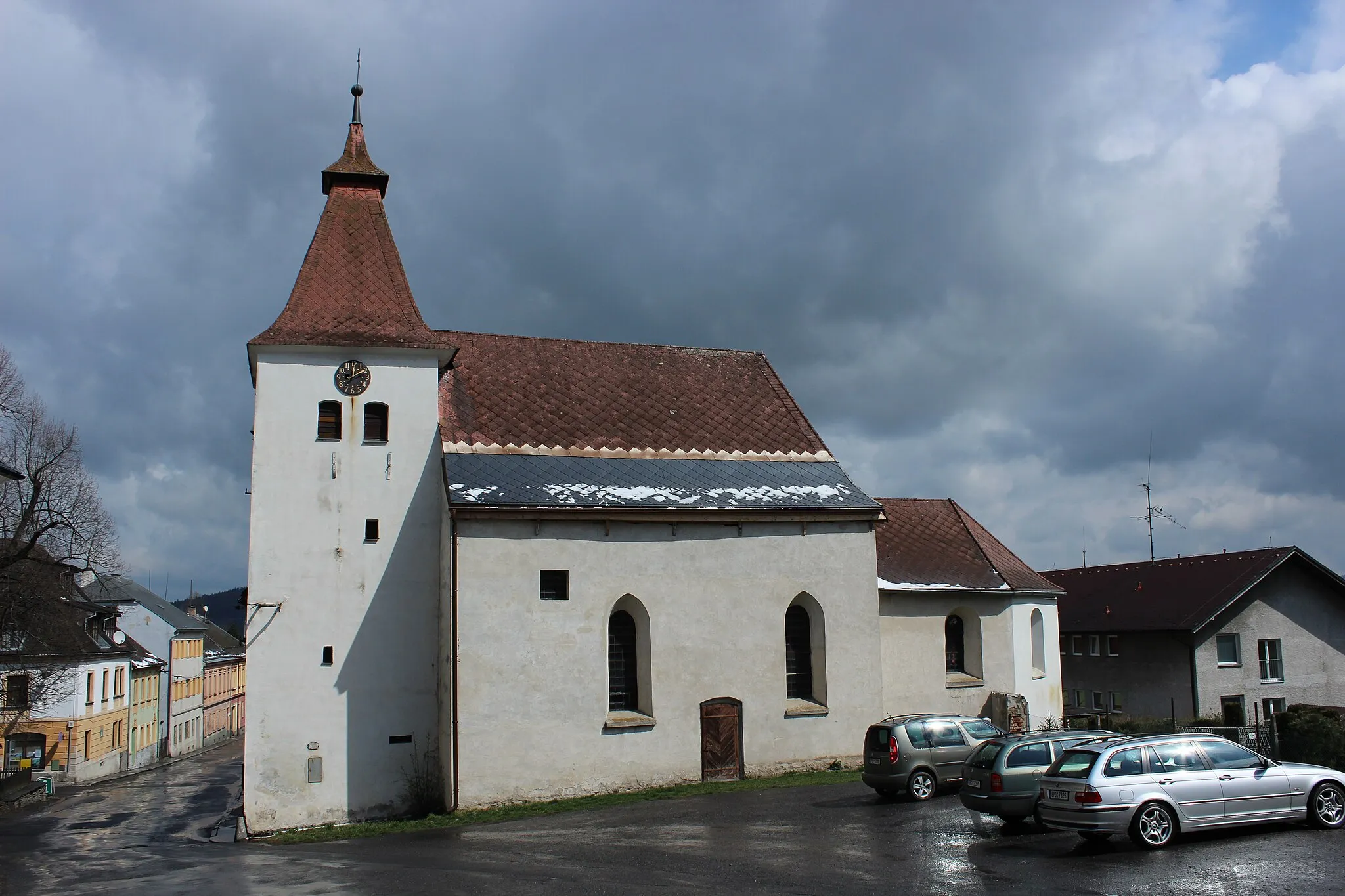 Photo showing: Kostel sv. Kateřiny. Hartmanice na Šumavě, v okrese Klatovy. Česká republika.
