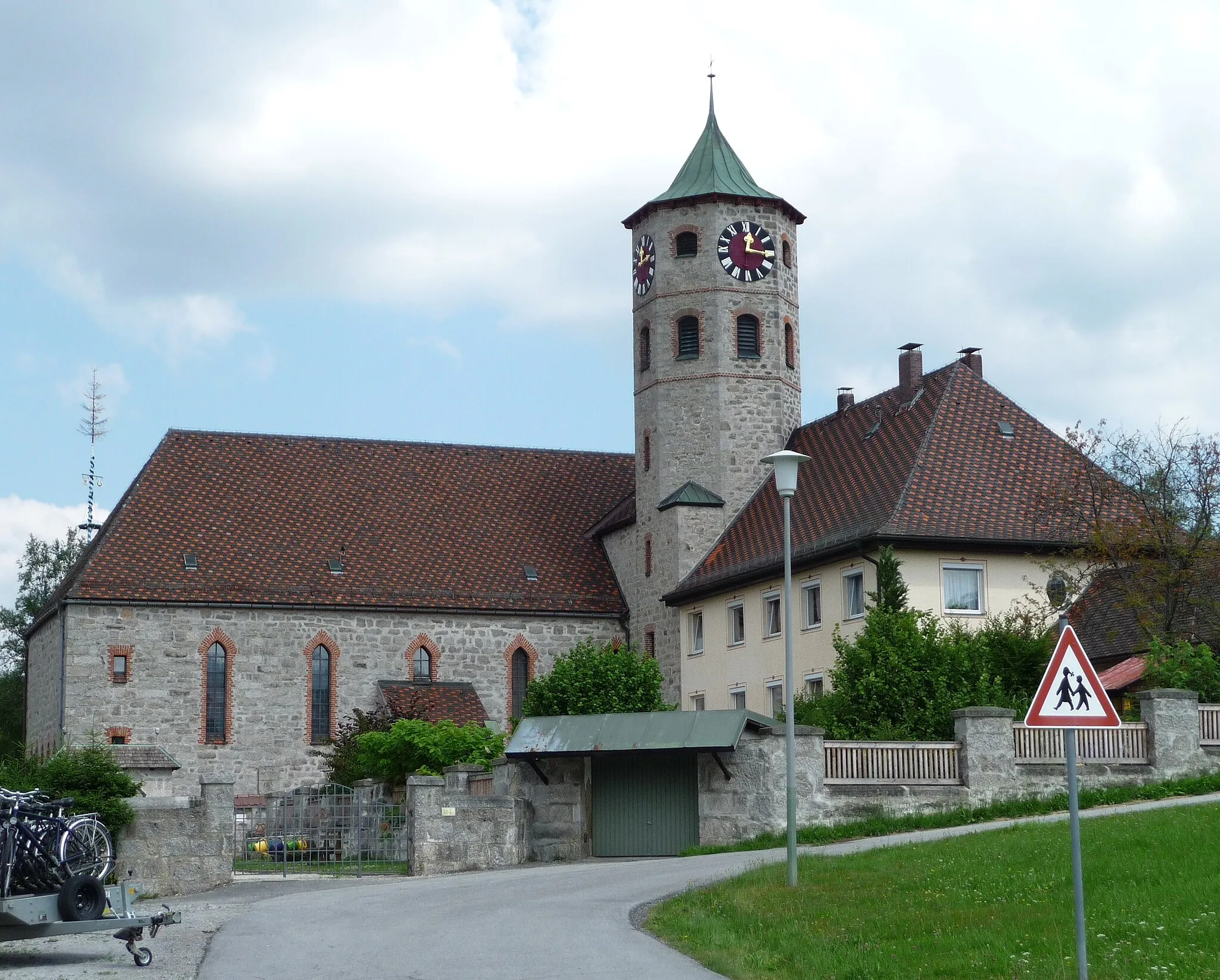 Photo showing: Pfarrkirche St. Maximilian in Haidmühle