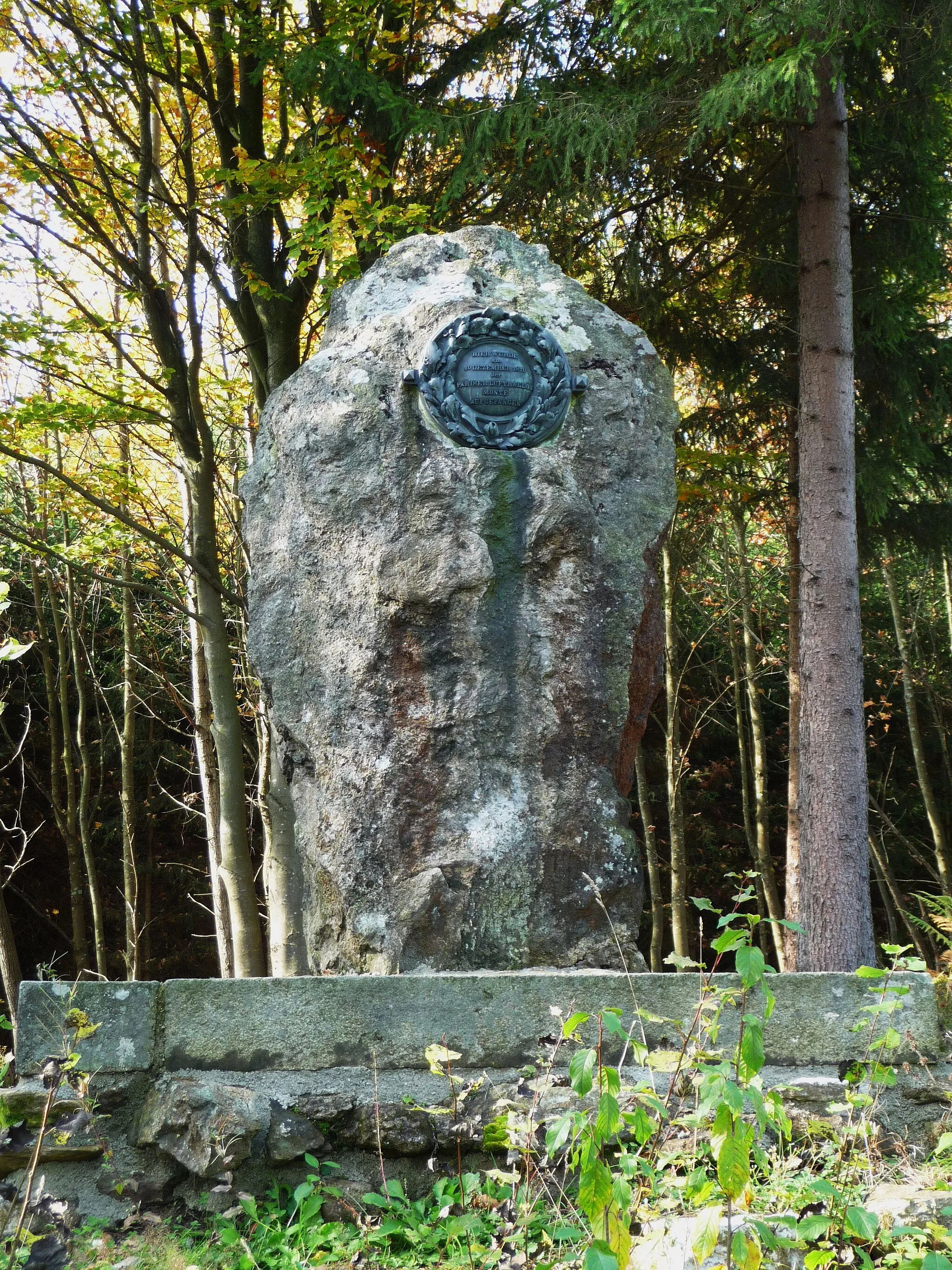 Photo showing: Das Monte-Denkmal in Reisachmühle bei Zwiesel, Gemeinde Langdorf