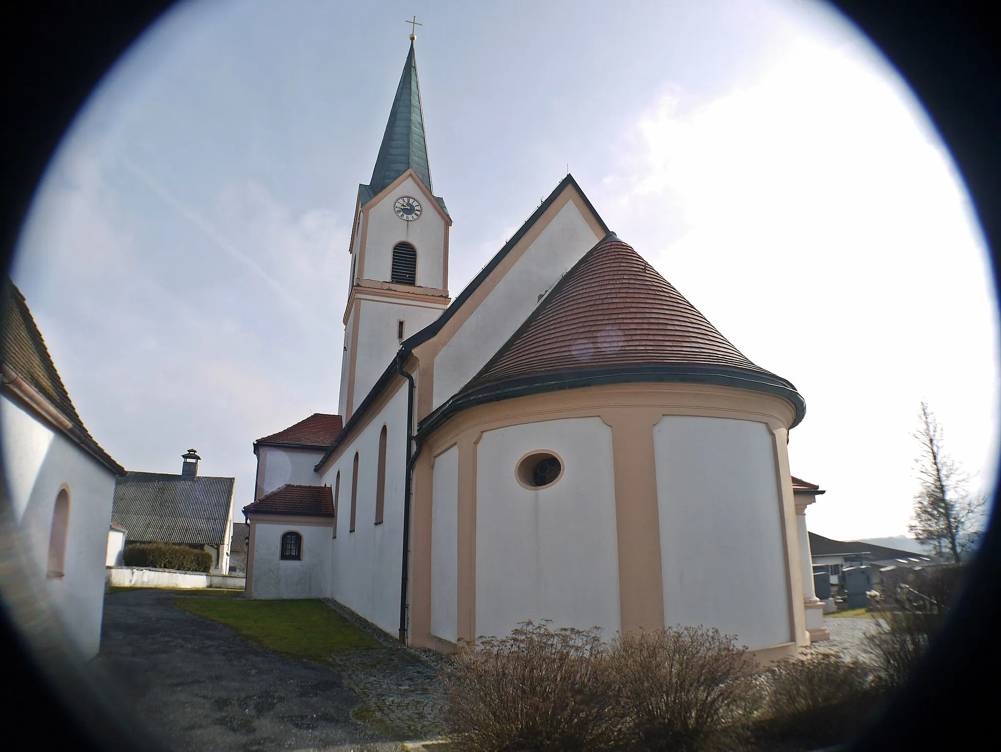 Photo showing: Catholic branch church of St. Nicholas in Lailling (Lower Bavaria /Germany)